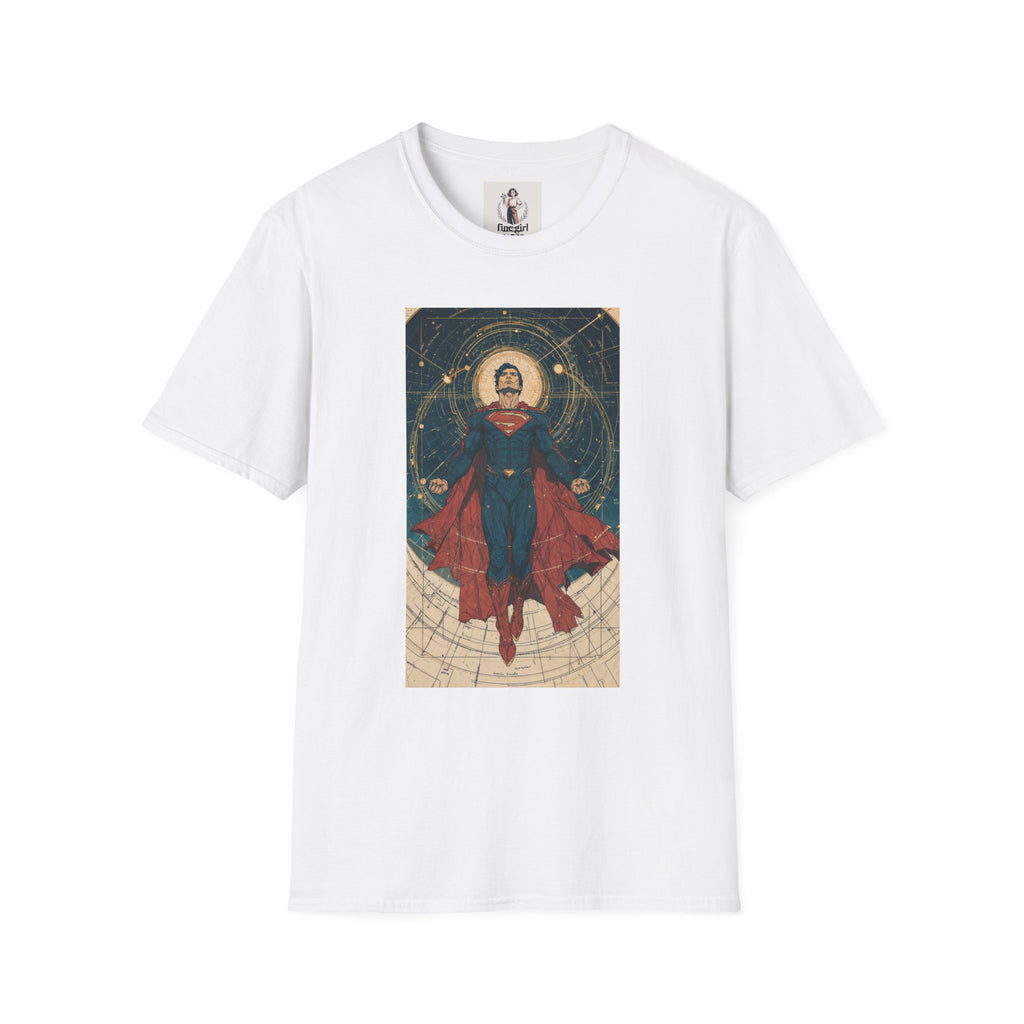 Superman Superhero Marvel Unisex Softstyle T-Shirt, Comic Book Tee, Geeky Clothing, Cosplay Costume Top