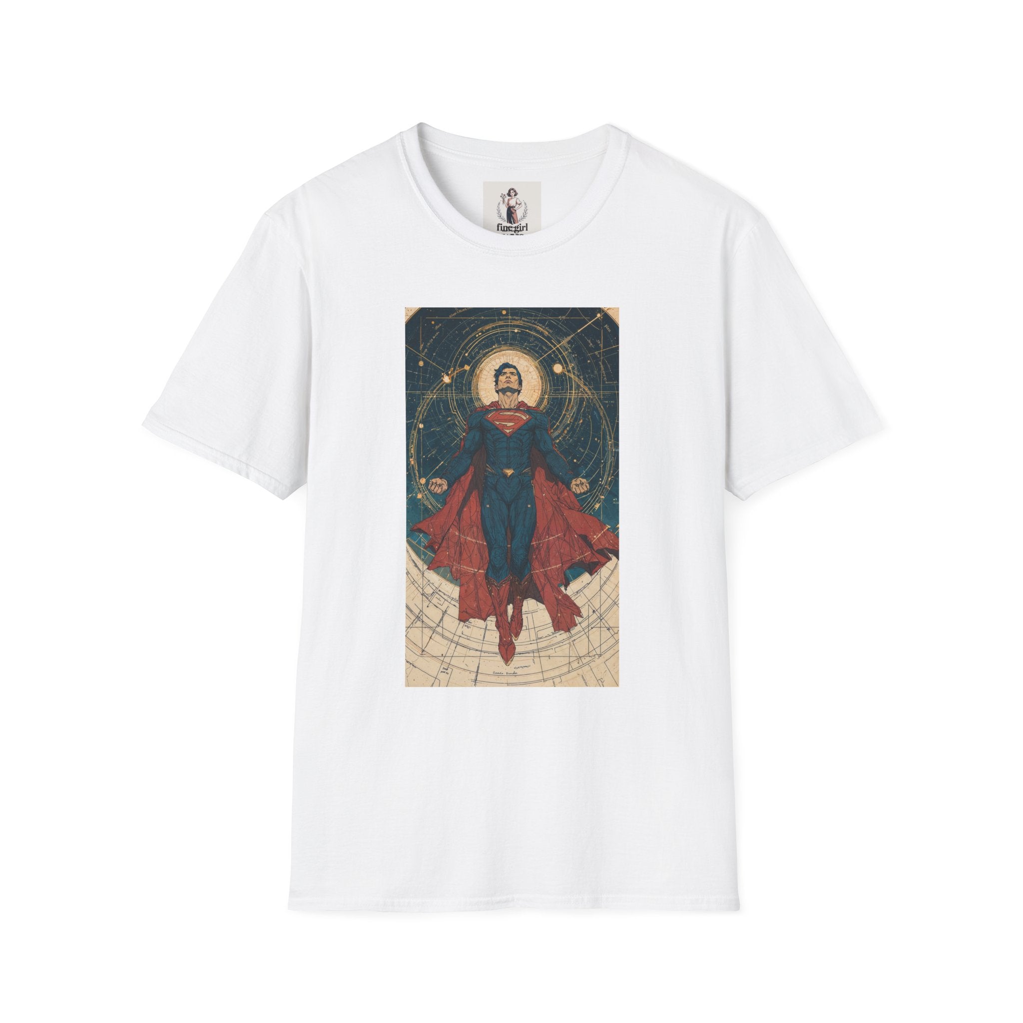 Superman Superhero Marvel Unisex Softstyle T-Shirt, Comic Book Tee, Geeky Clothing, Cosplay Costume Top
