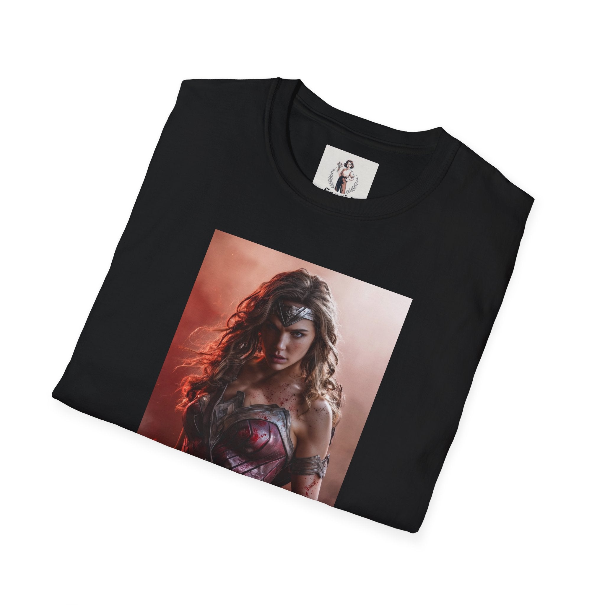 Wonder Woman Marvel Unisex Softstyle T-Shirt, Comic Book Tee, Geeky Clothing, Cosplay Costume Top