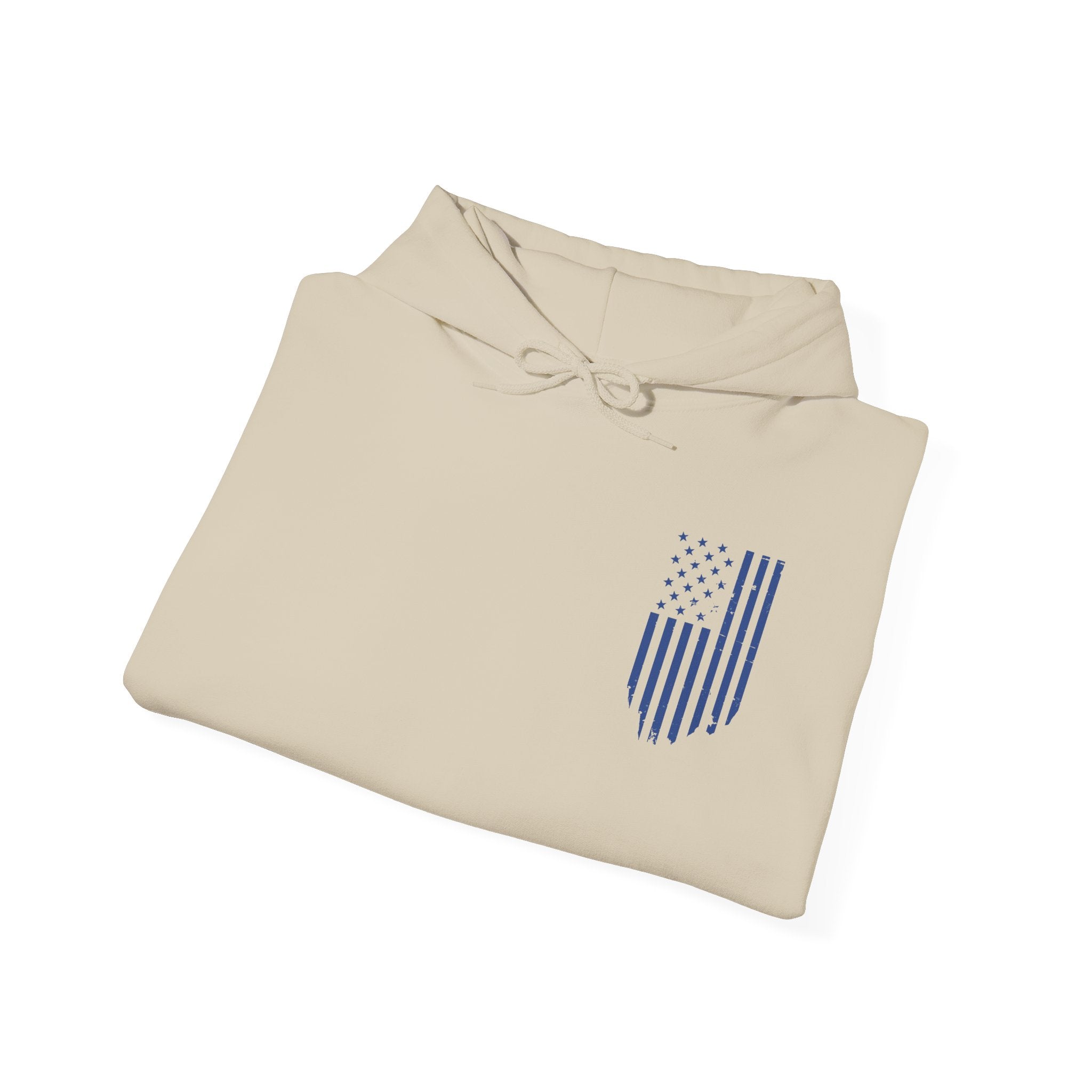 Patriotic Hoodie - Thin Blue Line Unisex Blend