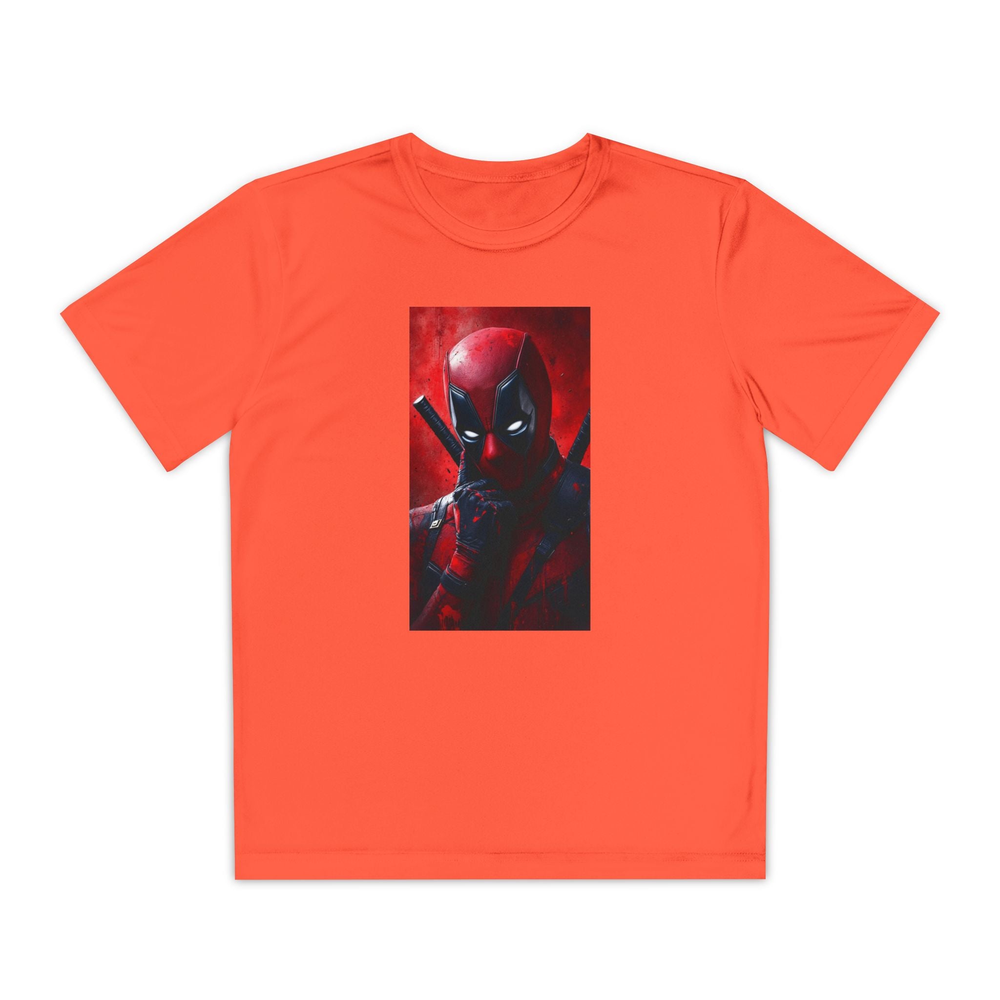 Deadpool Superhero Marvel Patriotic, Kids Graphic T-Shirt, Boys Hero Top, Girls Comic Book Clothing, Birthday