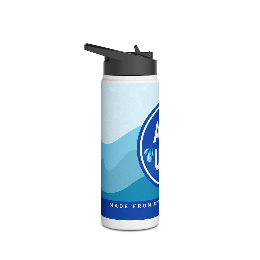 Aqua Stainless Steel Water Bottle, Eco-Friendly Hydration for Travel, Sports, Yoga, Gifts, Outdoor Adventures