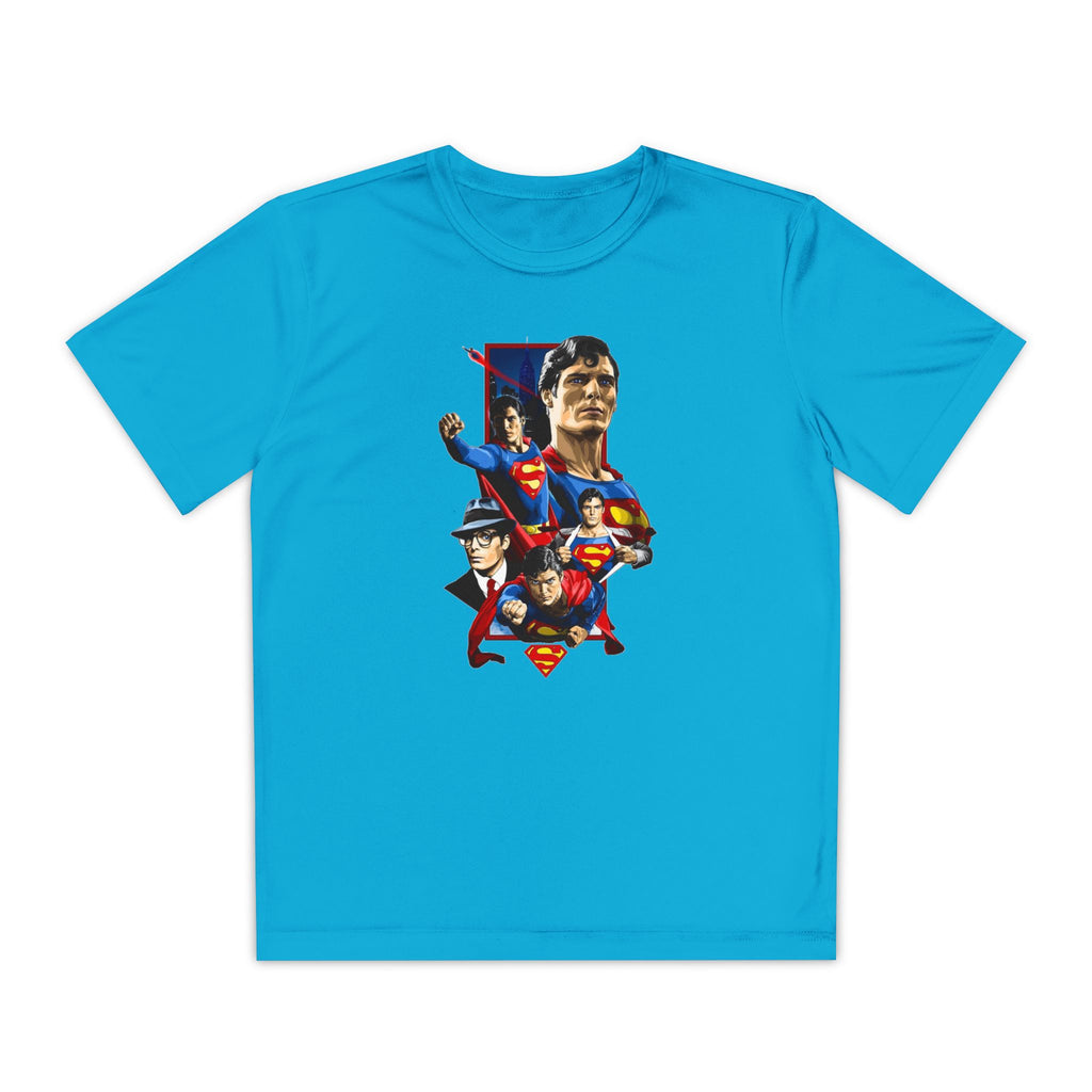 Superman Youth T-Shirt Sports Graphic Tee, Cool Athletic Shirt for Kids, Perfect for Sports Events, Team Spirit
