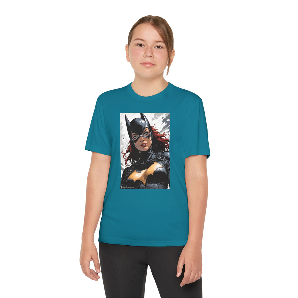 Superhero Youth T-Shirt Sports Graphic Tee, Cool Athletic Shirt for Kids