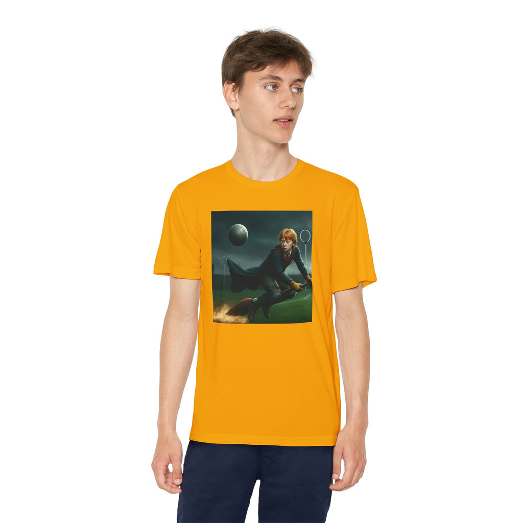 Youth Competitor Tee - Harry Potter, Wizard School Shirt, Magical Kids Top, Hogwarts Fan Gift, Sorcerer's Stone T-Shirt
