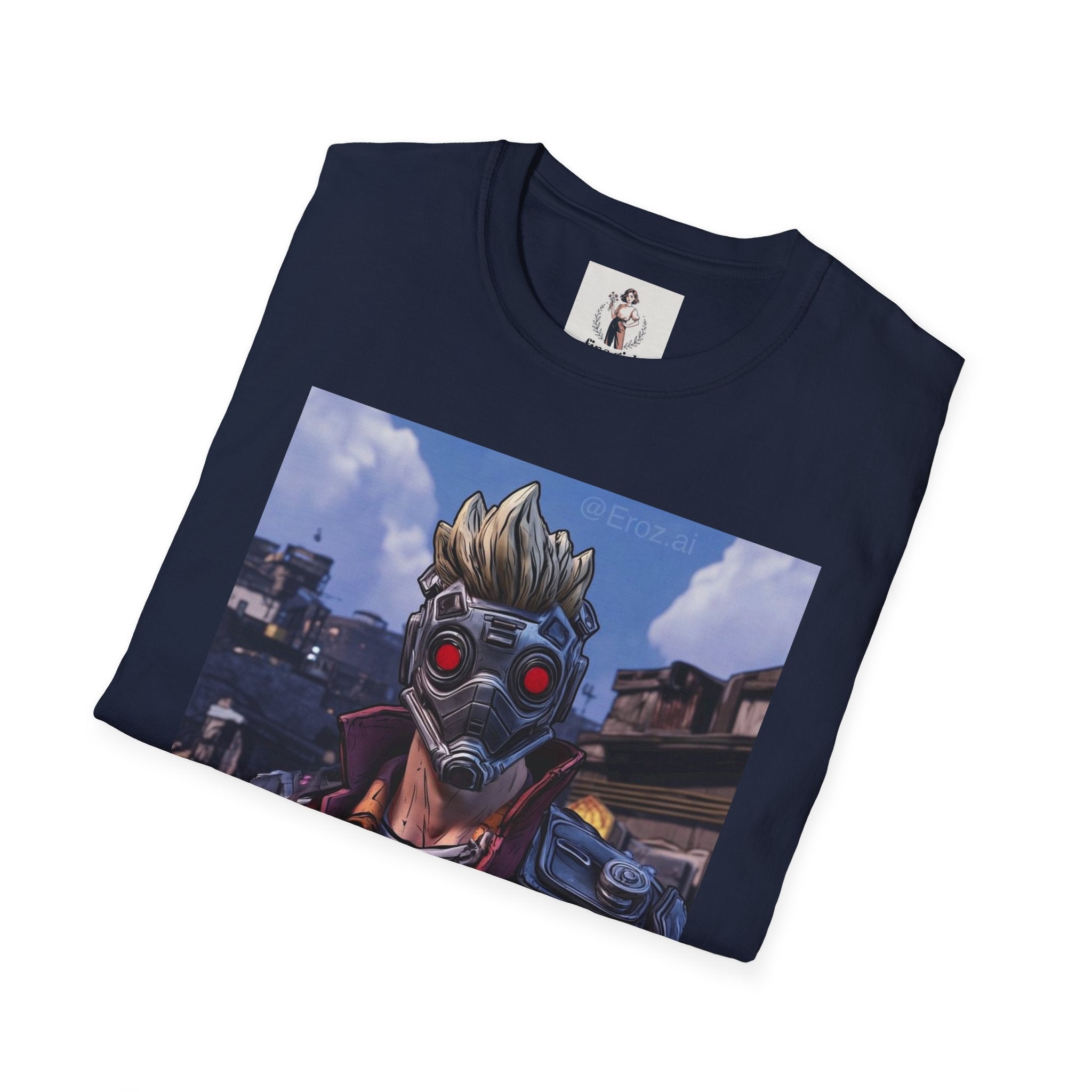 Star-Lord Superhero Marvel Unisex Softstyle T-Shirt, Comic Book Tee, Geeky Clothing, Cosplay Costume Top