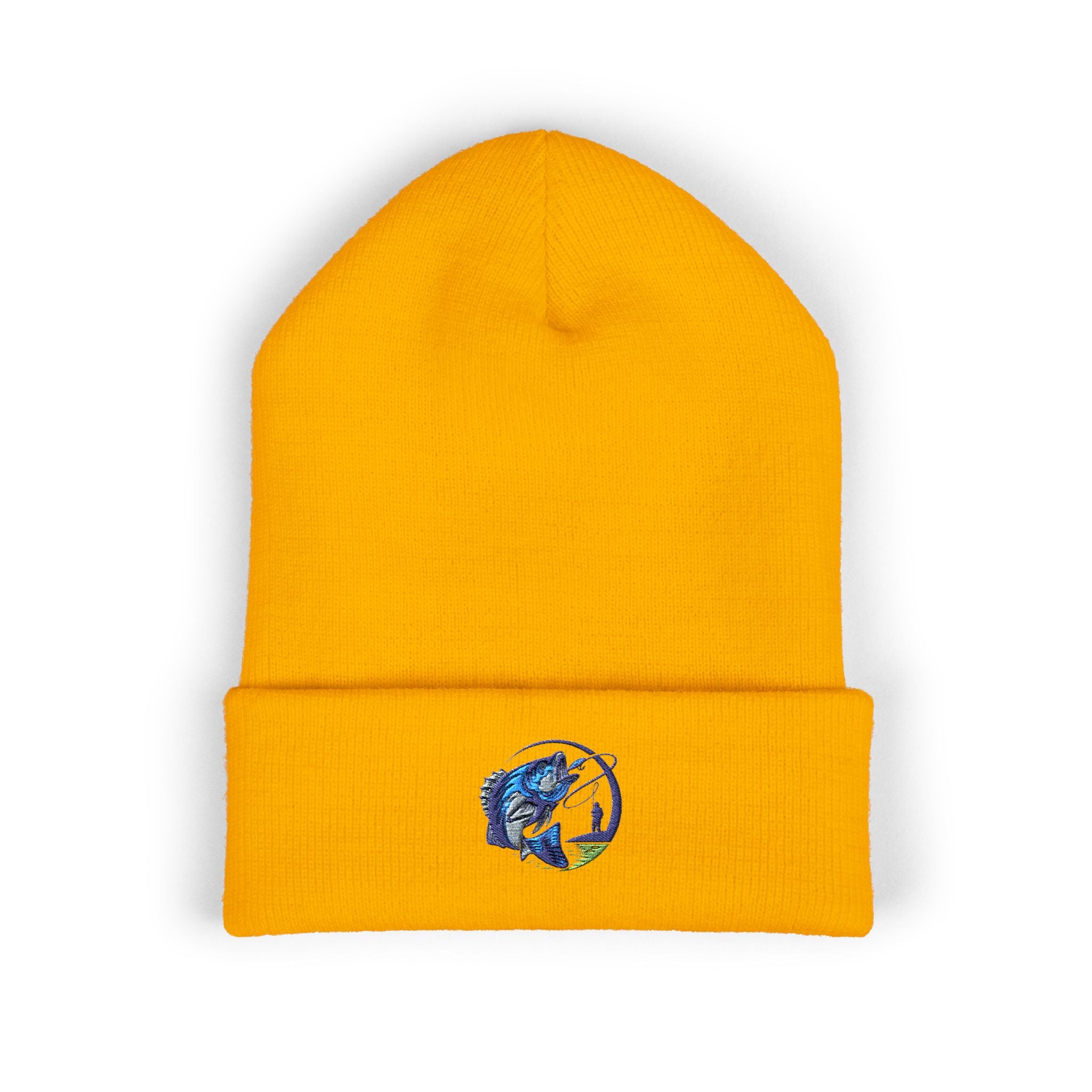 Embroidered Fishing Beanie, Fisherman Gift, Outdoor Apparel, Fishing Gear, Angler Hat, Fishing Lure Beanie