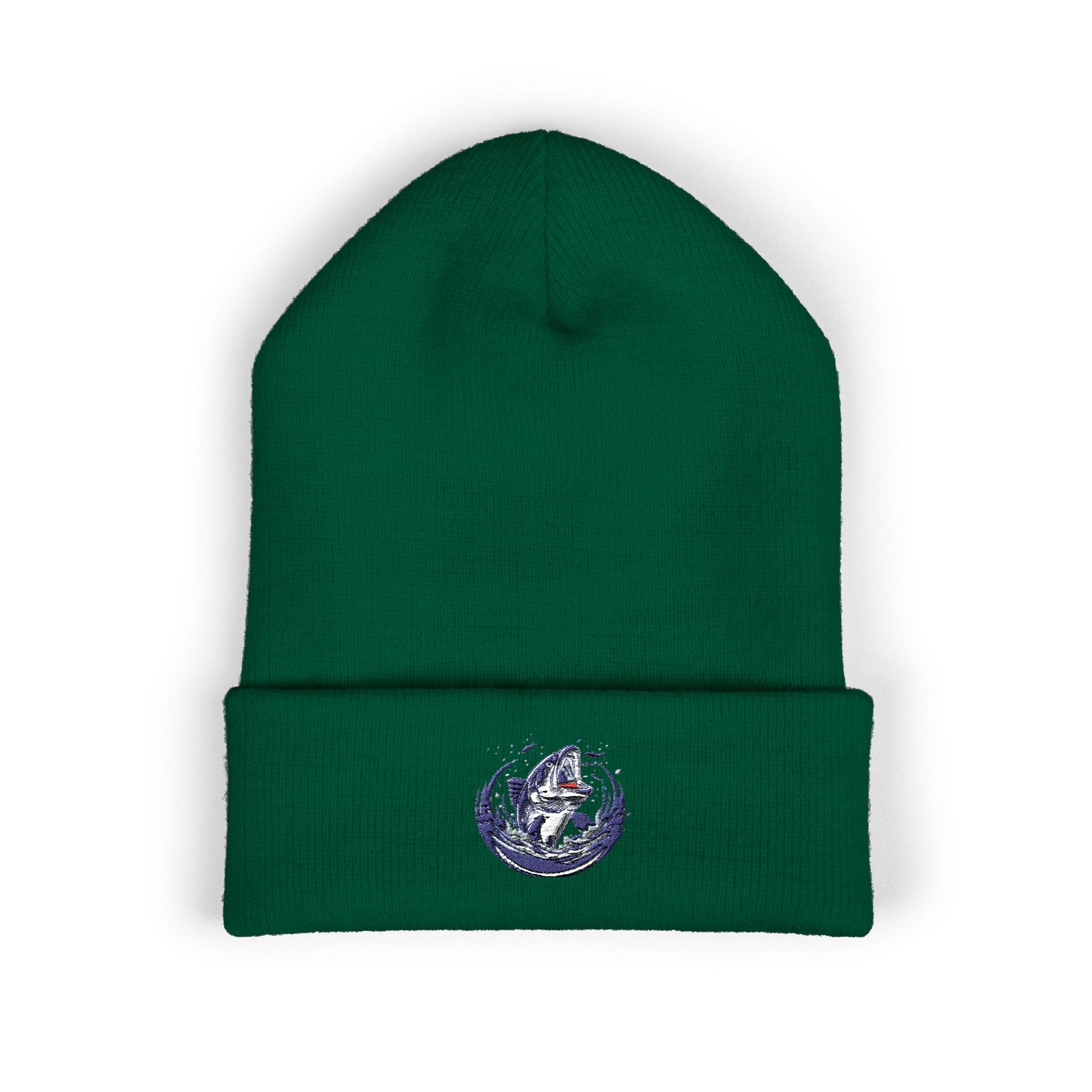 Embroidered Fishing Beanie, Fisherman Gift, Outdoor Apparel, Fishing Gear, Angler Hat, Fishing Lure Beanie