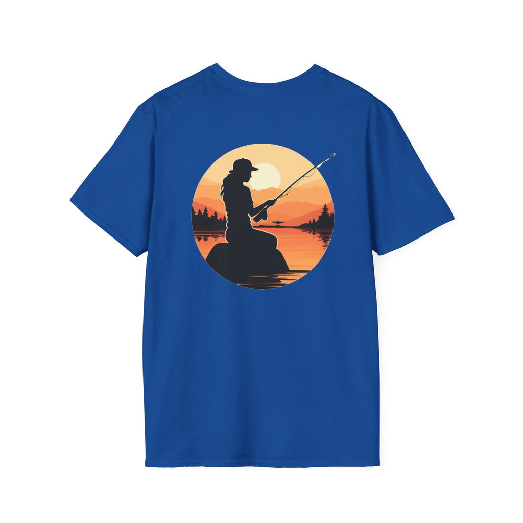 Patriotic Fishing Tshirt, American Flag Tee, 4th of July Shirt, USA Independence Day Top, Patriotic Graphic Tee, Unisex Patriotic