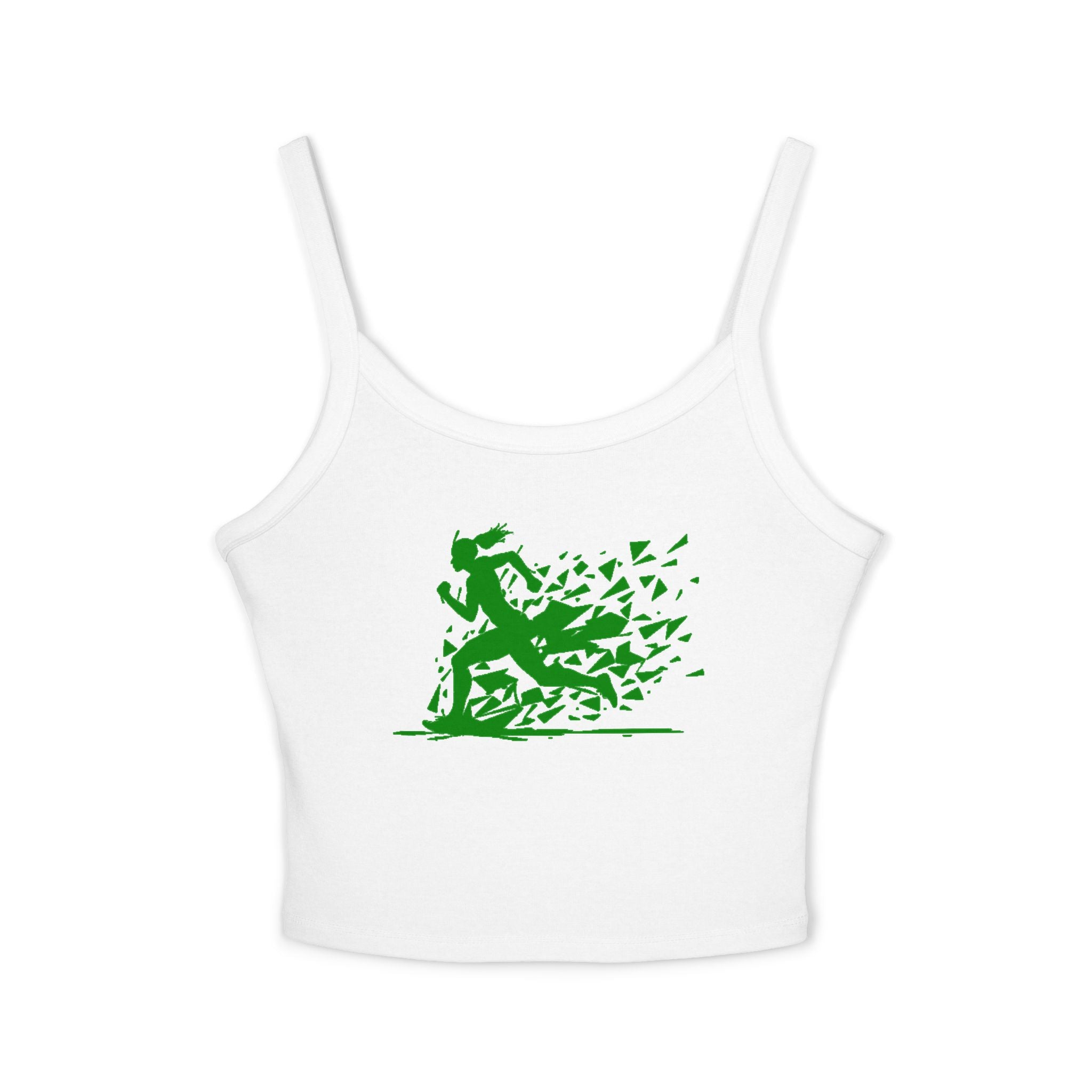 Running Woman Tank Top, Athletic Workout Top, Fitness Sleeveless Shirt, Jogging Muscle Tee, Exercise Gym Cami