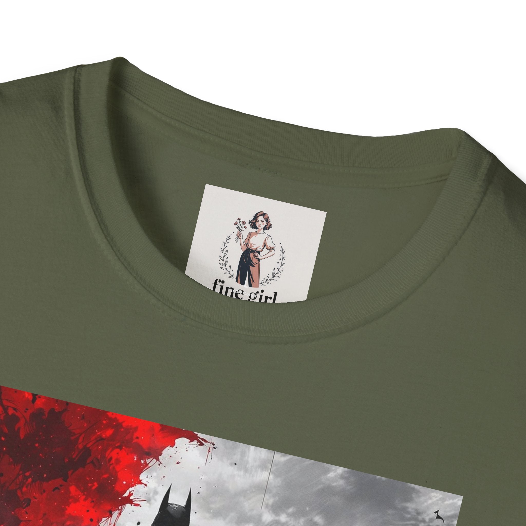 Batman Marvel Unisex Softstyle T-Shirt, Comic Book Tee, Geeky Clothing, Cosplay Costume Top
