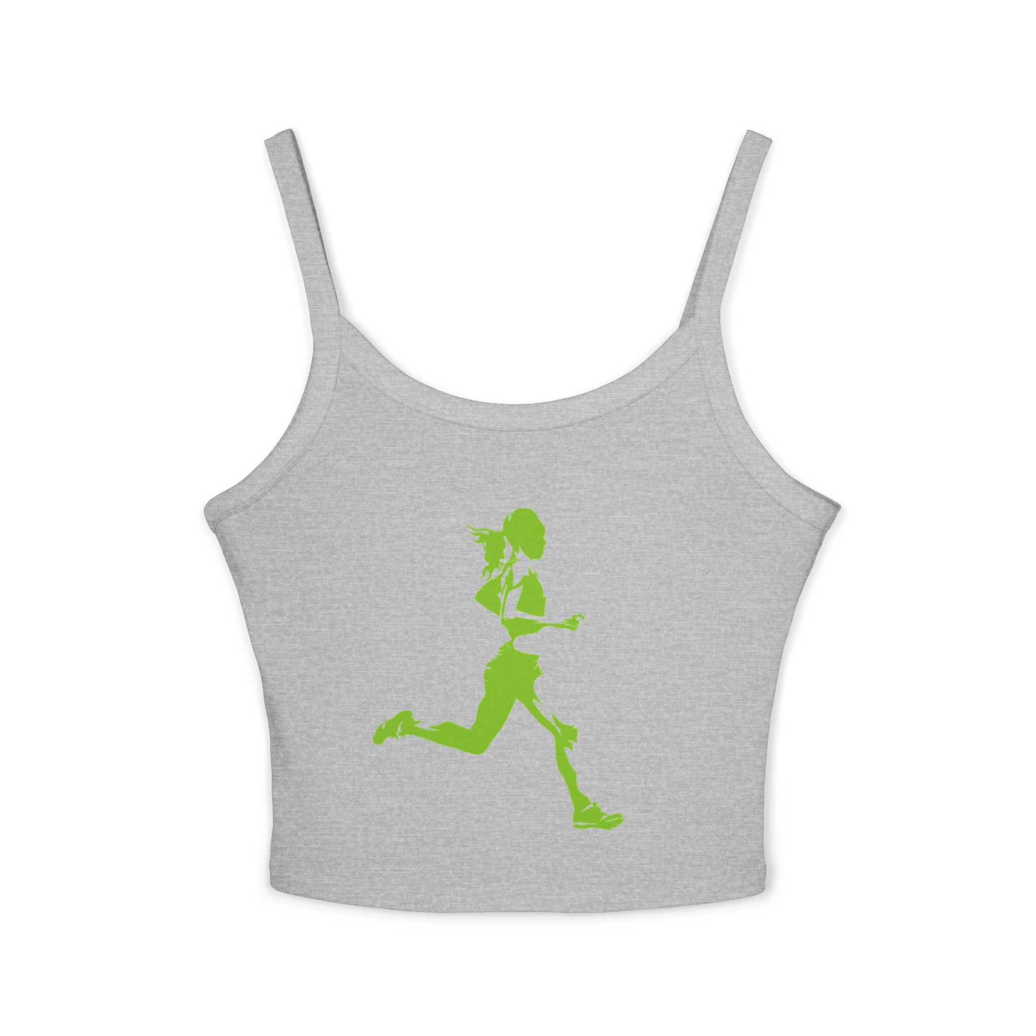 Running Woman Tank Top, Athletic Workout Top, Fitness Sleeveless Shirt, Jogging Muscle Tee, Exercise Gym Cami