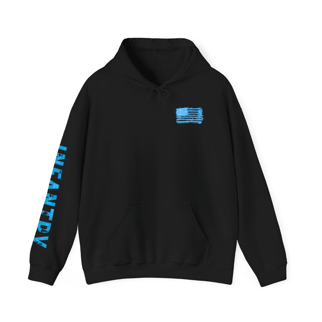 Hooded Sweatshirt - 11B (Infantry) Design