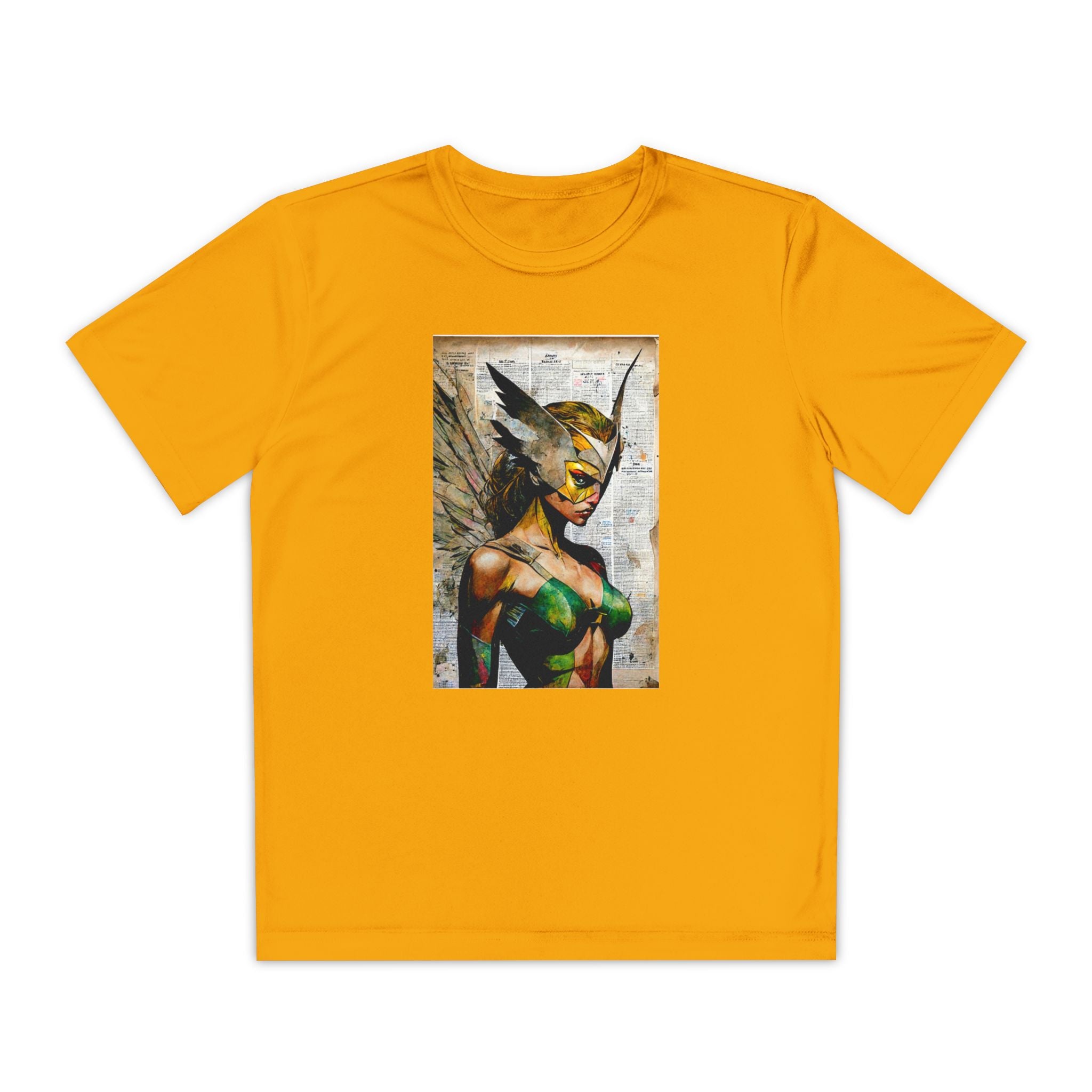 Superhero Youth T-Shirt Sports Graphic Tee, Cool Athletic Shirt for Kids