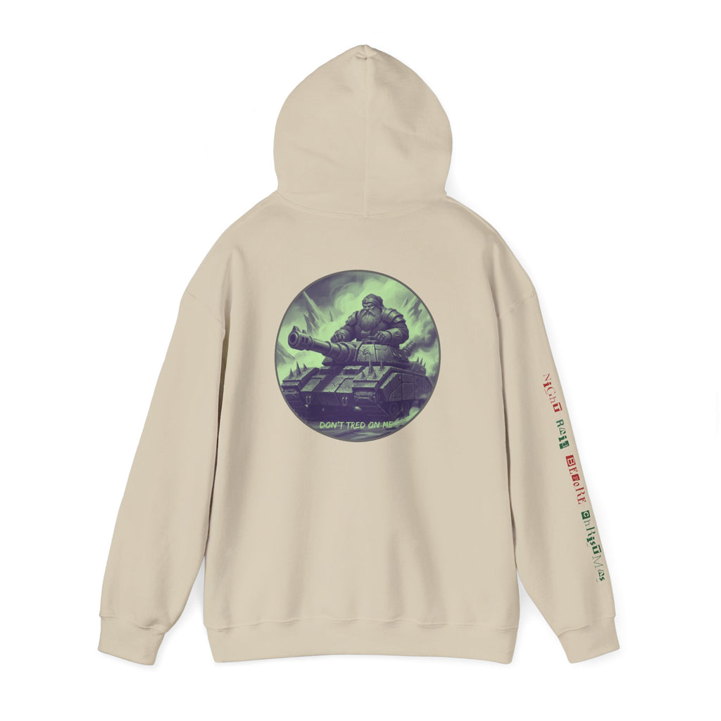 Santa Claus On A Tank Christmas Patriotic Hoodie Rebel Spirit Unisex Hoodie