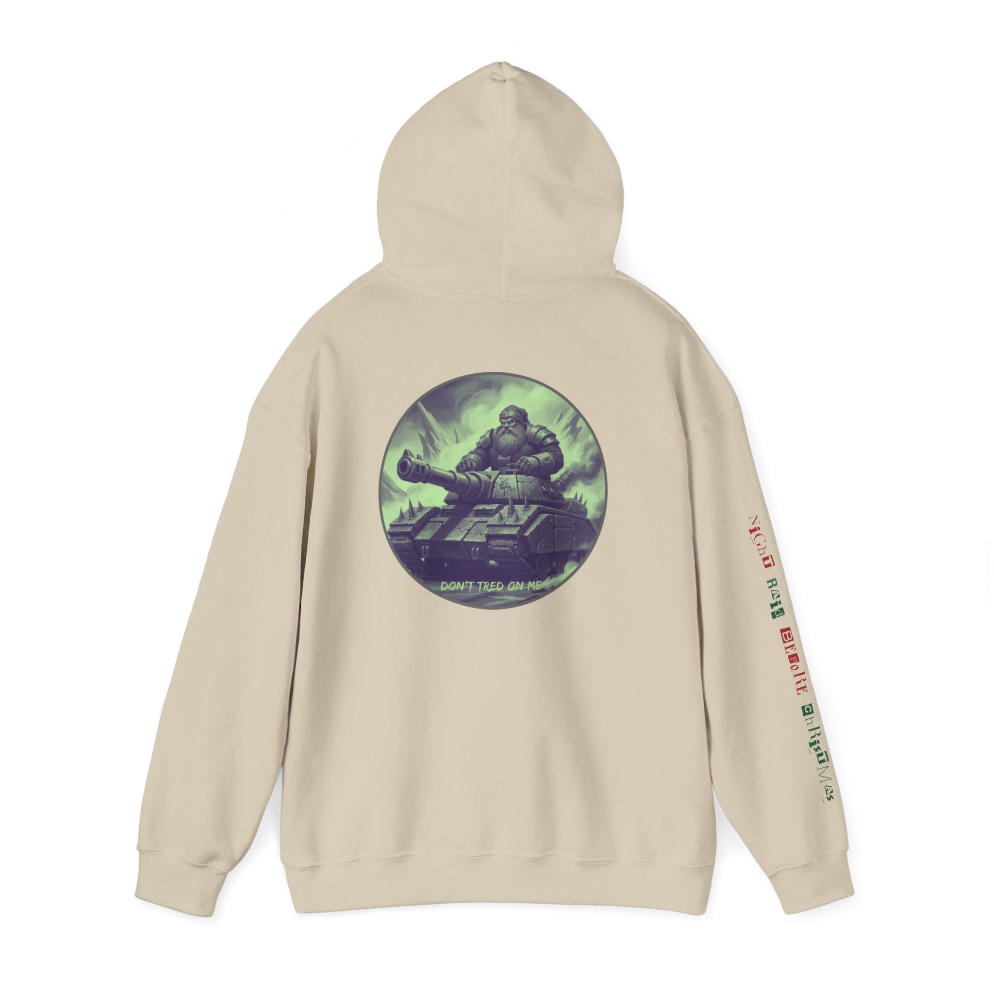 Santa Claus On A Tank Christmas Patriotic Hoodie Rebel Spirit Unisex Hoodie