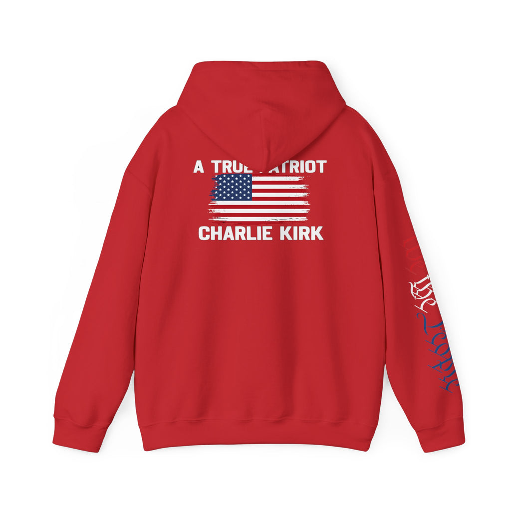 Charlie kirk Patriotic Hoodie Rebel Spirit Unisex Hoodie