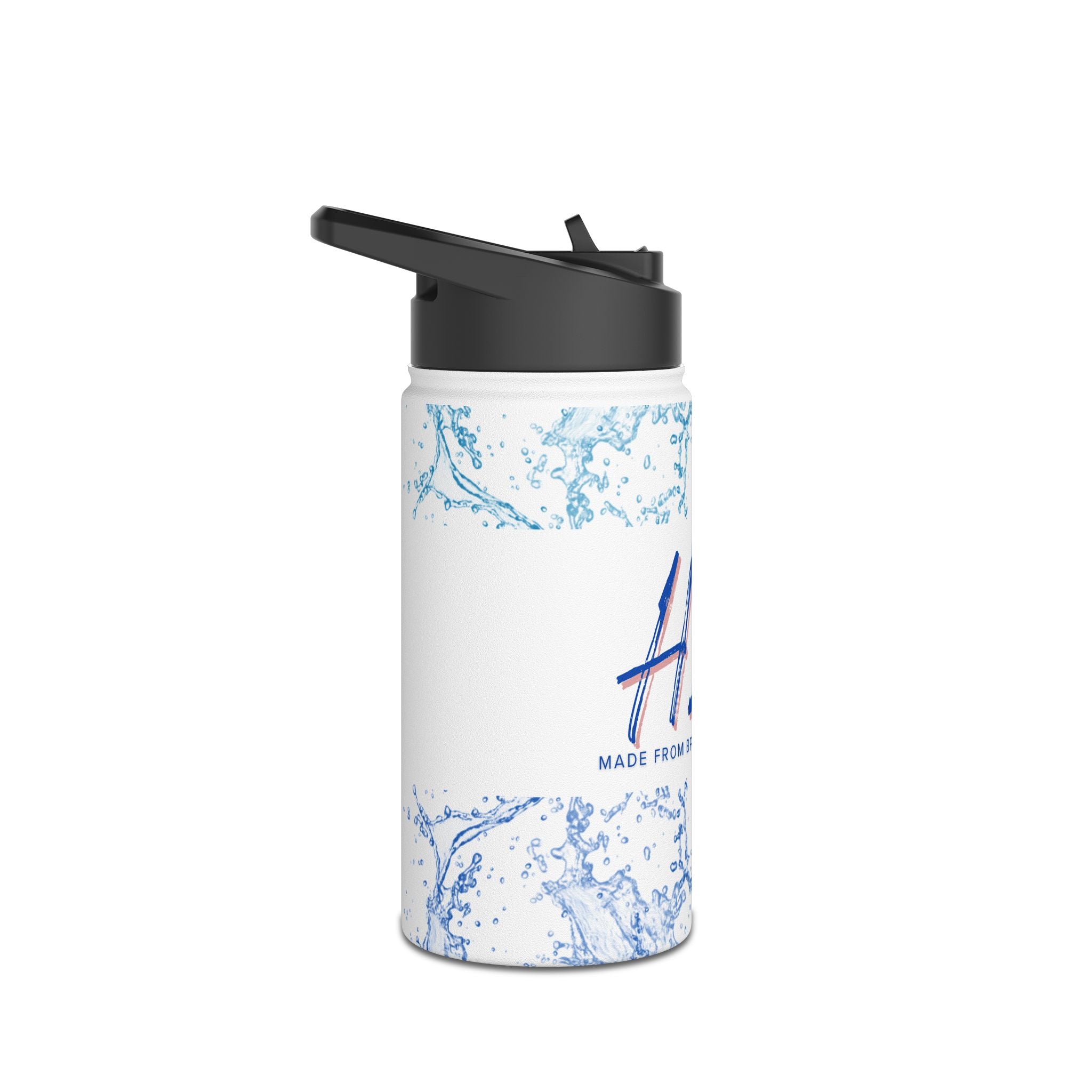 H2O Stainless Steel Water Bottle, Eco-Friendly Hydration for Travel, Sports, Yoga, Gifts, Outdoor Adventures