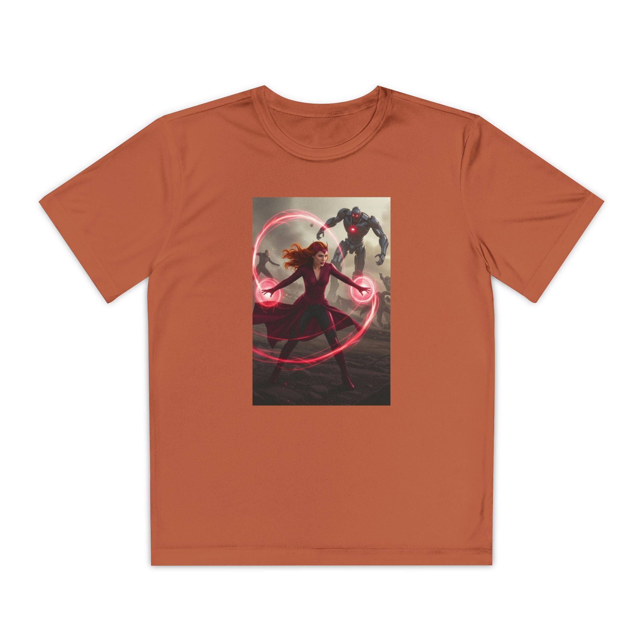 Superhero Youth T-Shirt Sports Graphic Tee, Cool Athletic Shirt for Kids