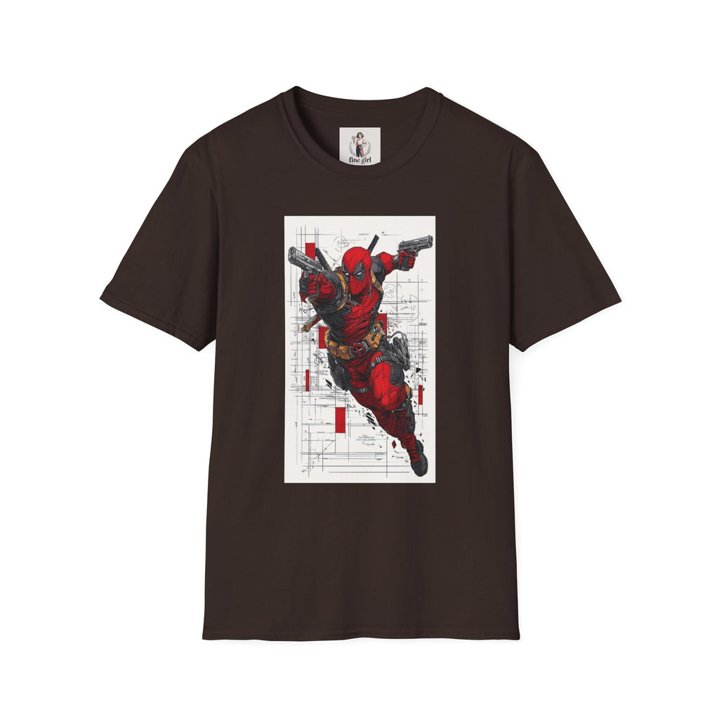 Deadpool Hero Unisex Softstyle T-Shirt