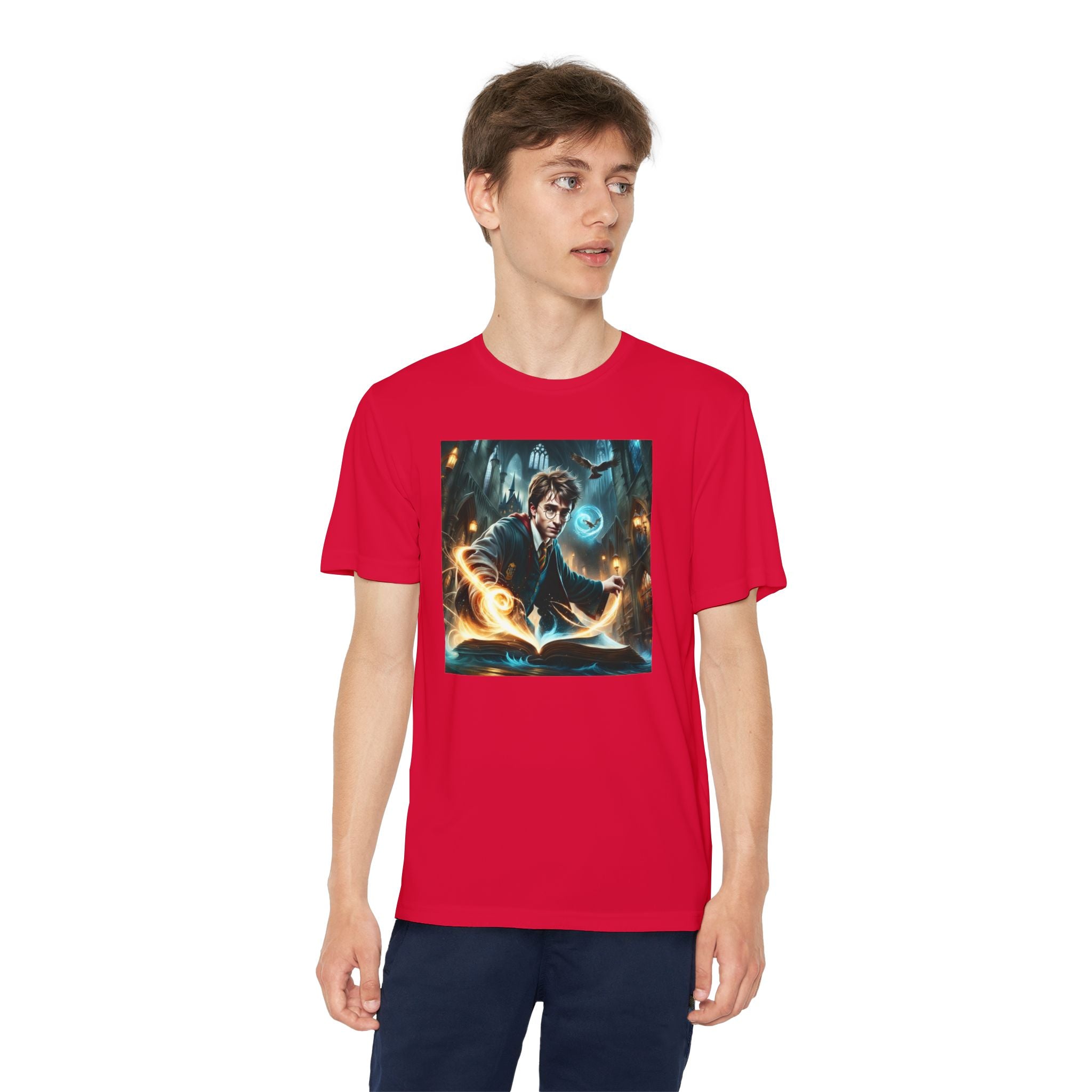Youth Competitor Tee - Harry Potter, Wizard School Shirt, Magical Kids Top, Hogwarts Fan Gift, Sorcerer's Stone T-Shirt