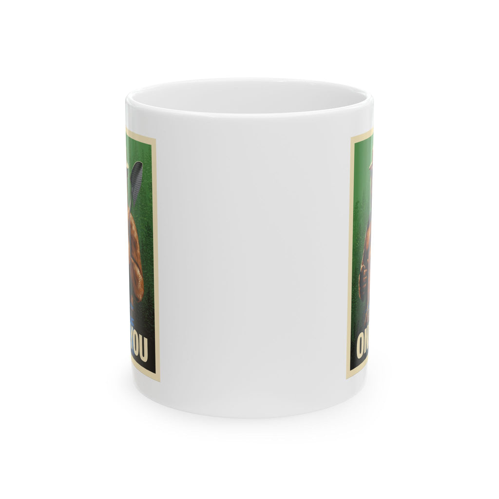 Smokey Bear Firefighter Coffee Mug, Tea Cup, Gift for First Responders, Campfire Enthusiasts, Firefighters Appreciation, Firefighting, Fire