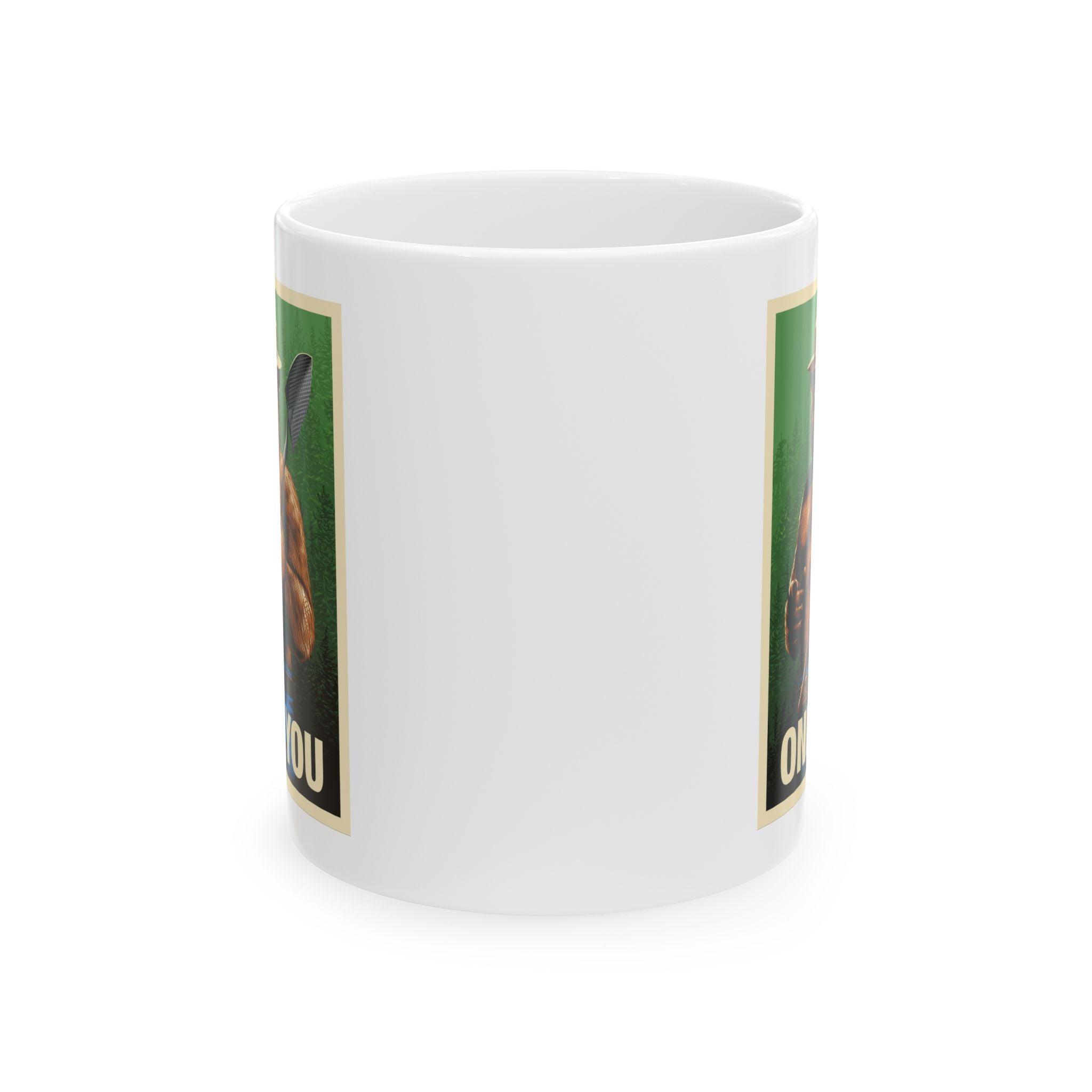 Smokey Bear Firefighter Coffee Mug, Tea Cup, Gift for First Responders, Campfire Enthusiasts, Firefighters Appreciation, Firefighting, Fire