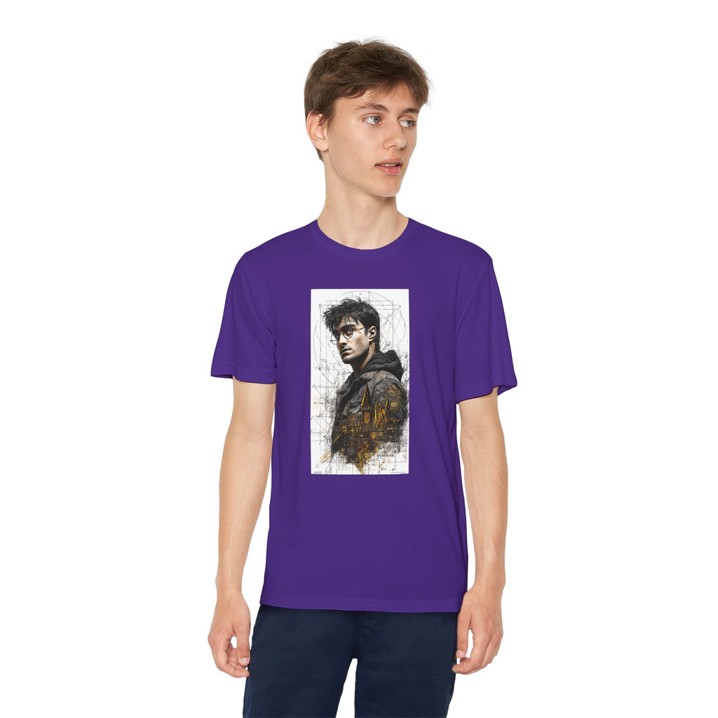 Youth Competitor Tee - Harry Potter, Wizard School Shirt, Magical Kids Top, Hogwarts Fan Gift, Sorcerer's Stone T-Shirt