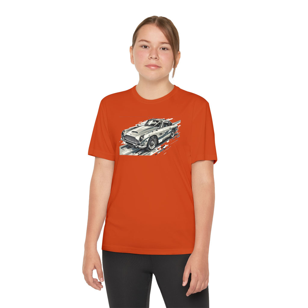 Aston Martin Youth T-Shirt Sports Graphic Tee, Cool Athletic Shirt for Kids, Perfect for Sports Events, Team Spirit