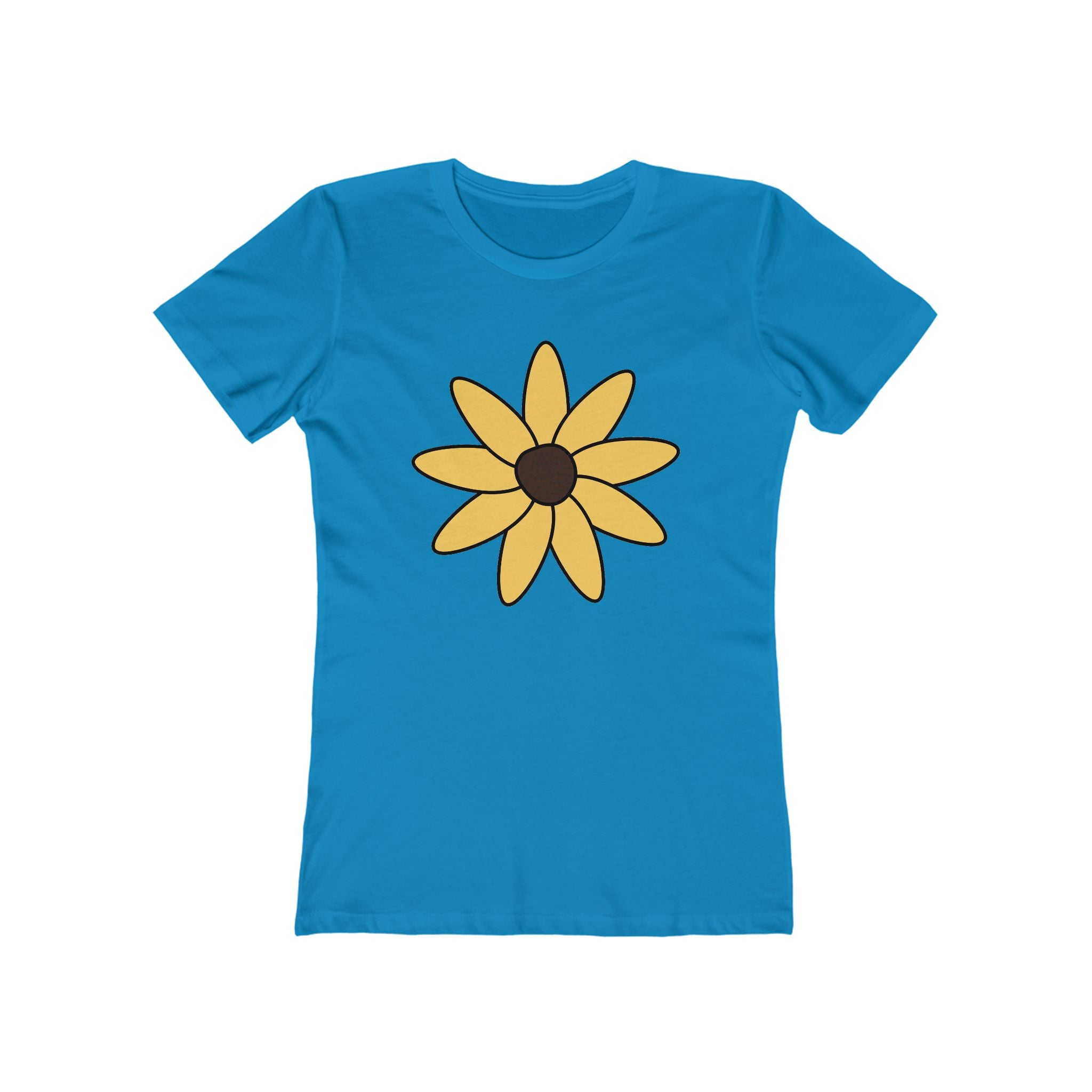 Flower Women's Tshirt, Floral Graphic Tee, Casual Top for Her, Spring Blossom Shirt, Botanical Print Blouse