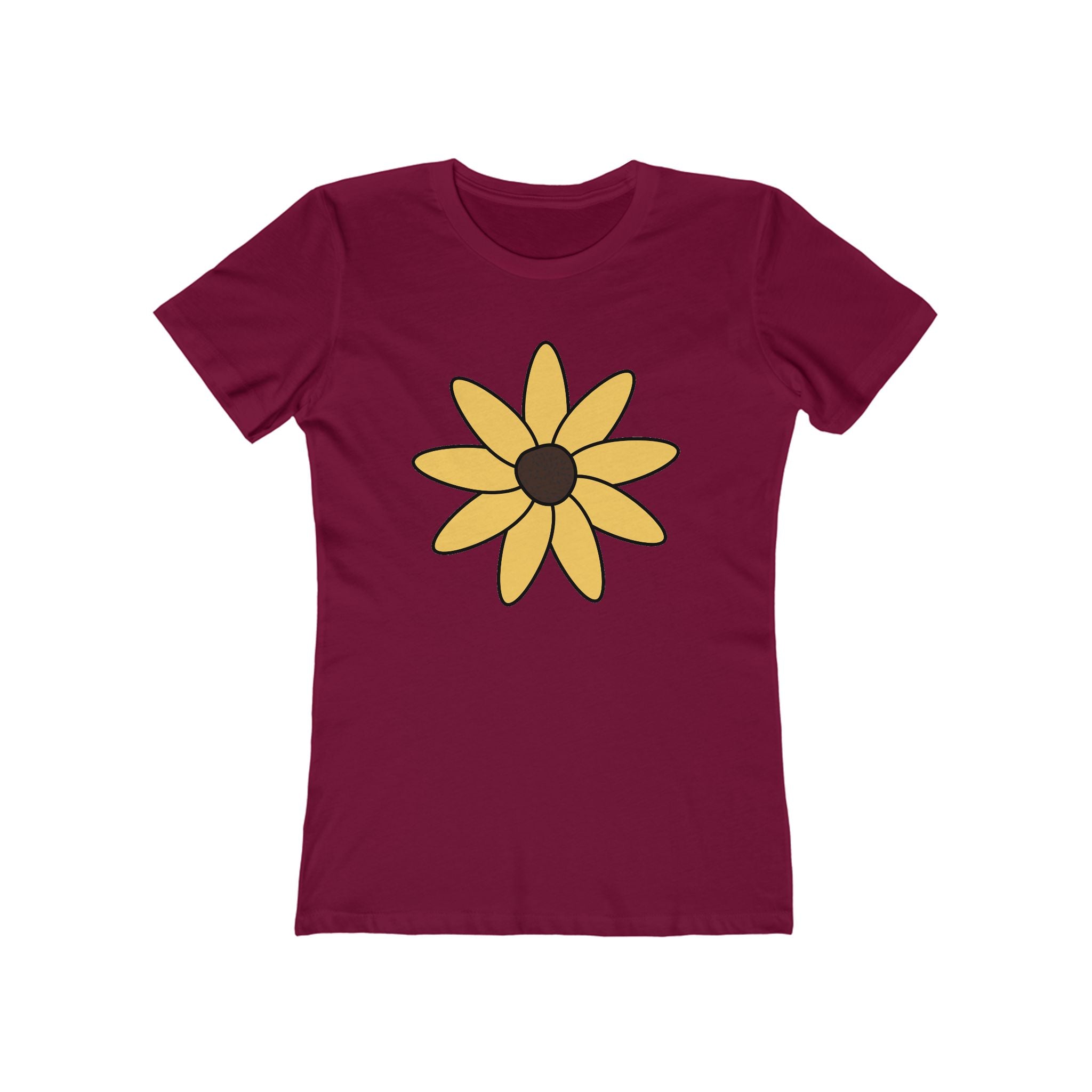 Flower Women's Tshirt, Floral Graphic Tee, Casual Top for Her, Spring Blossom Shirt, Botanical Print Blouse