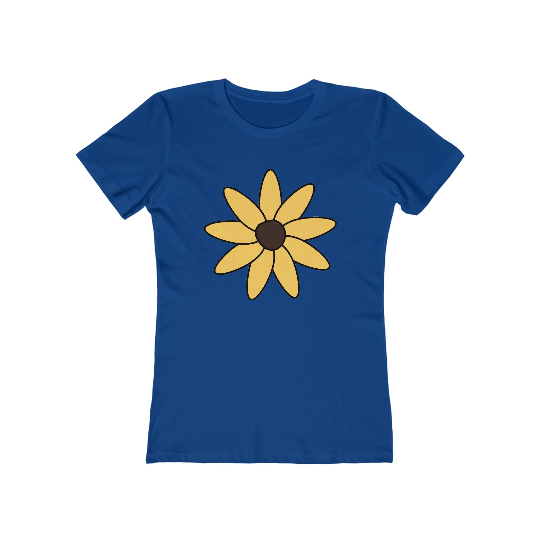 Flower Women's Tshirt, Floral Graphic Tee, Casual Top for Her, Spring Blossom Shirt, Botanical Print Blouse