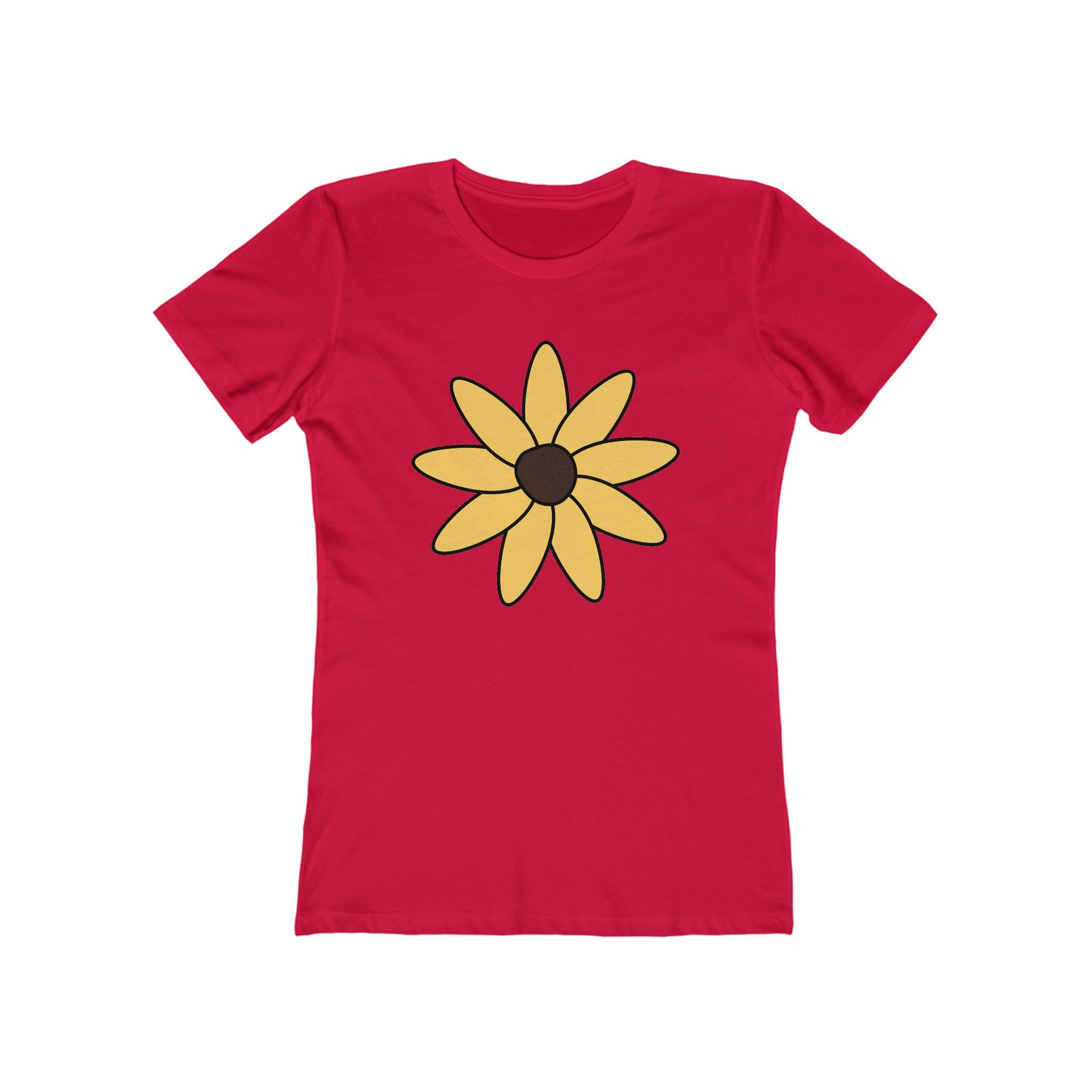Flower Women's Tshirt, Floral Graphic Tee, Casual Top for Her, Spring Blossom Shirt, Botanical Print Blouse