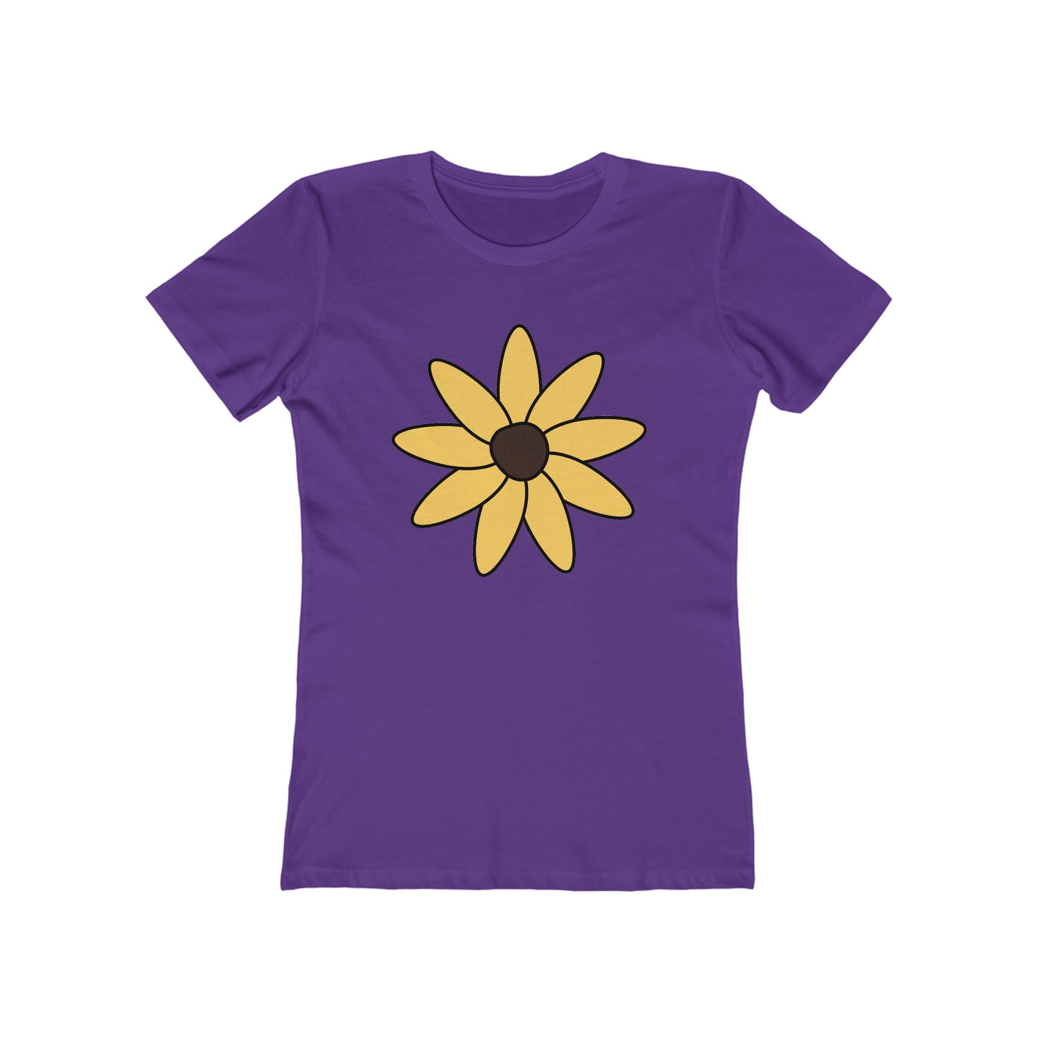 Flower Women's Tshirt, Floral Graphic Tee, Casual Top for Her, Spring Blossom Shirt, Botanical Print Blouse