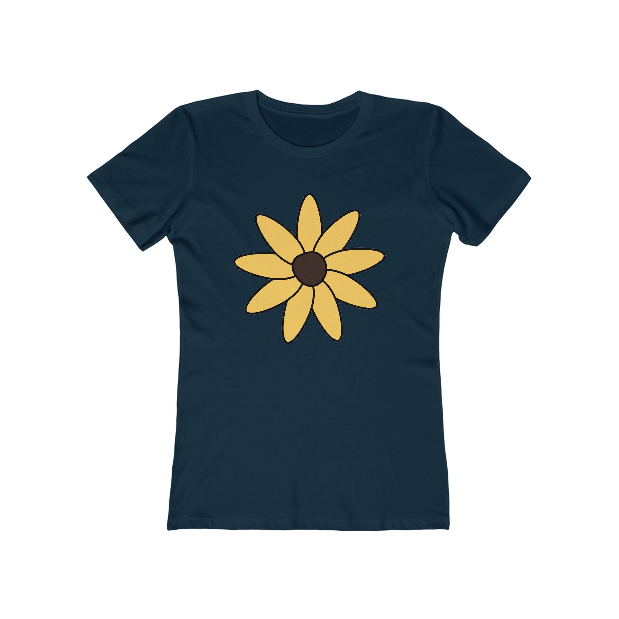 Flower Women's Tshirt, Floral Graphic Tee, Casual Top for Her, Spring Blossom Shirt, Botanical Print Blouse