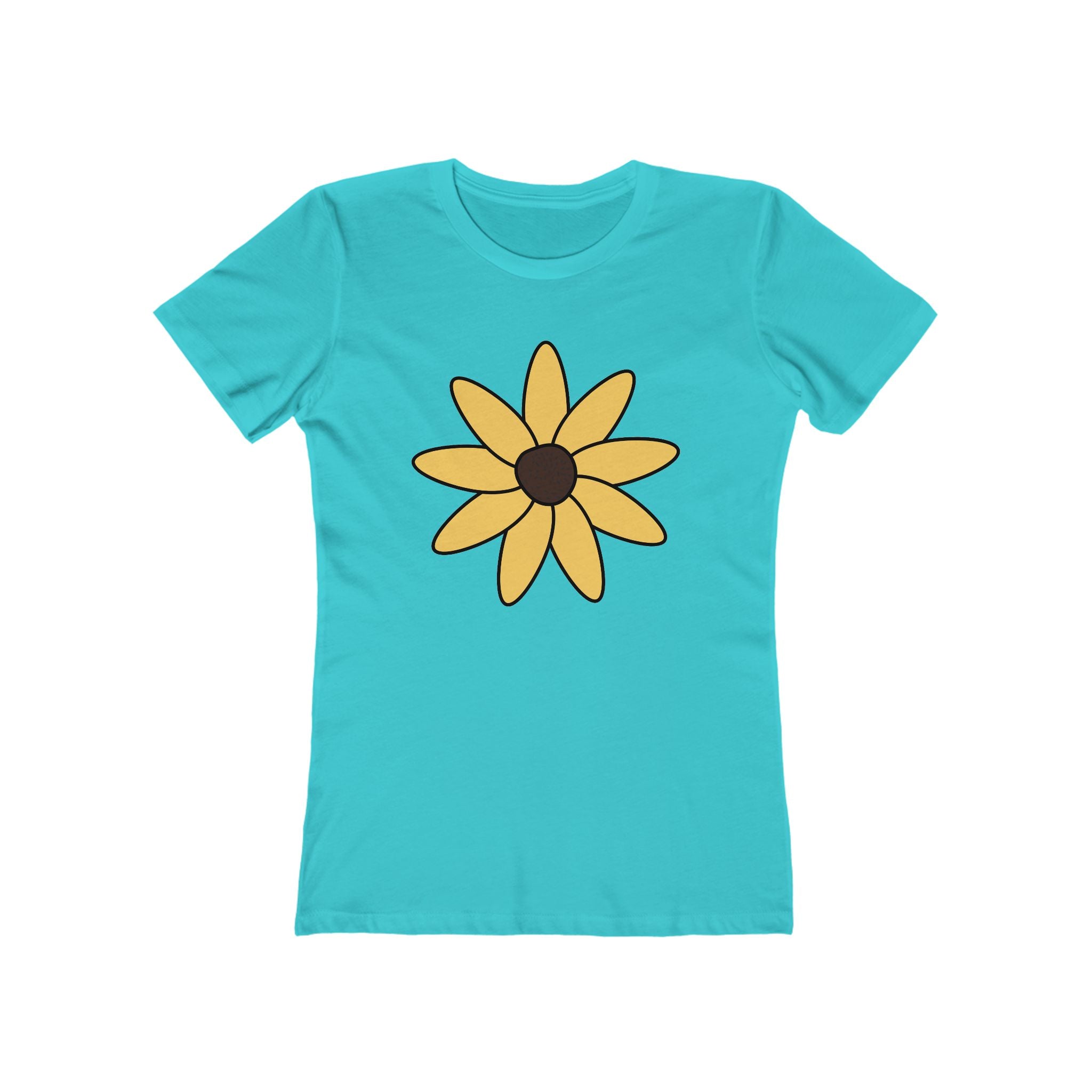 Flower Women's Tshirt, Floral Graphic Tee, Casual Top for Her, Spring Blossom Shirt, Botanical Print Blouse