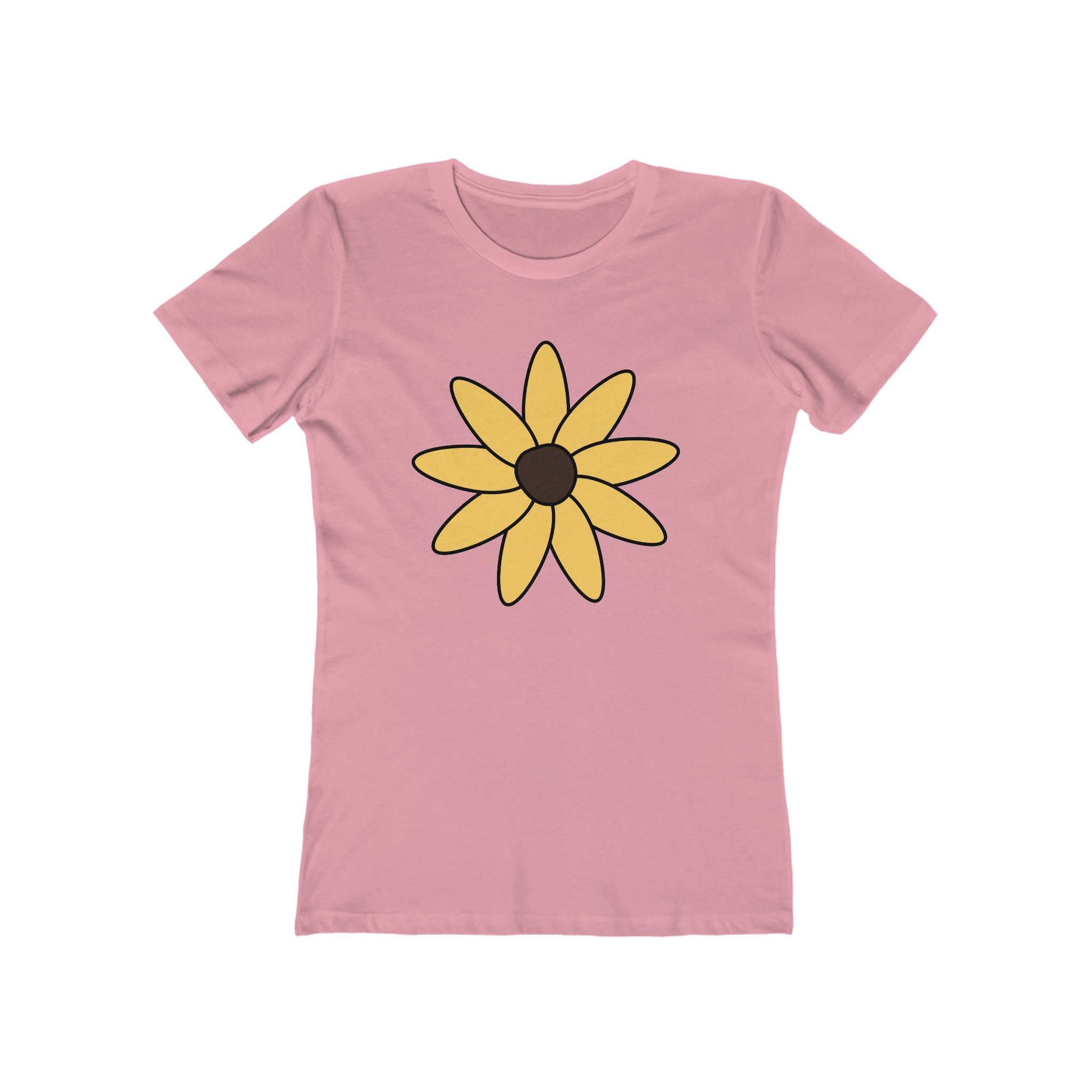 Flower Women's Tshirt, Floral Graphic Tee, Casual Top for Her, Spring Blossom Shirt, Botanical Print Blouse