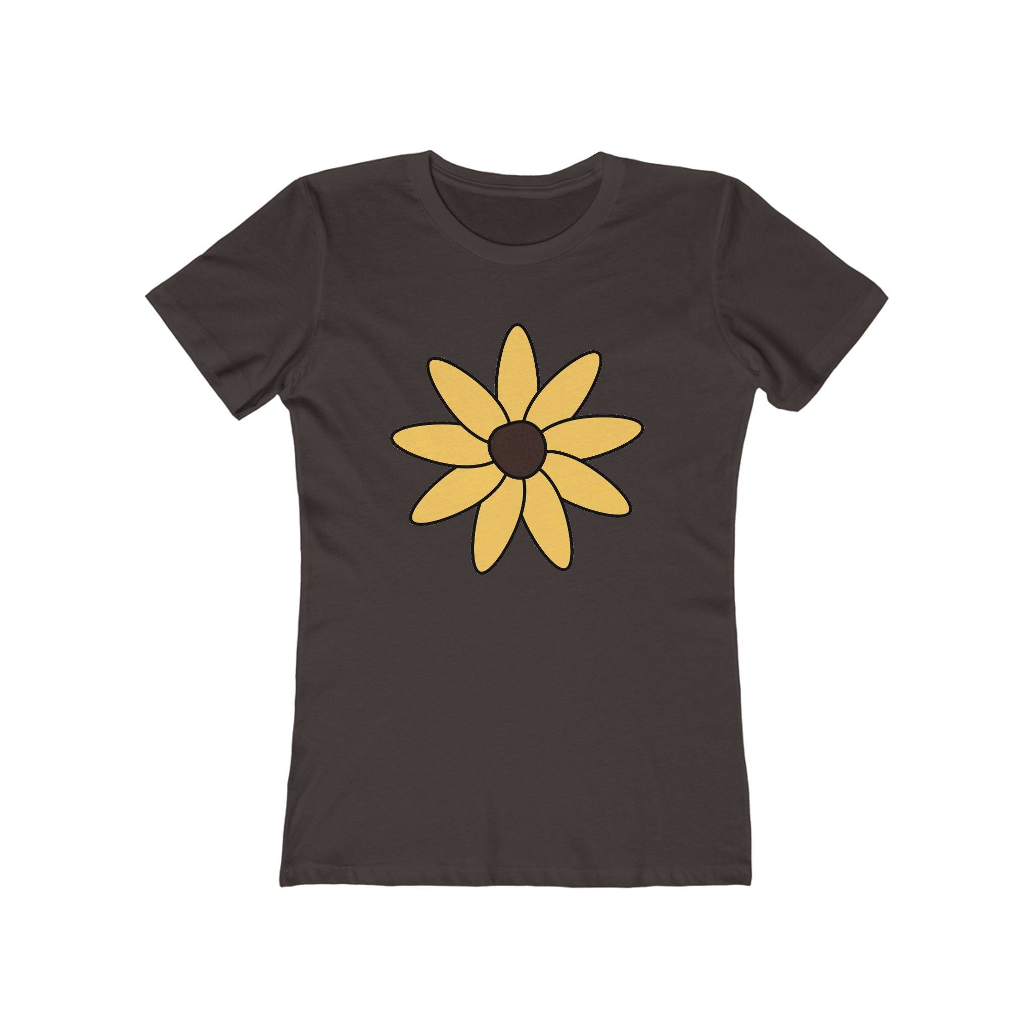 Flower Women's Tshirt, Floral Graphic Tee, Casual Top for Her, Spring Blossom Shirt, Botanical Print Blouse