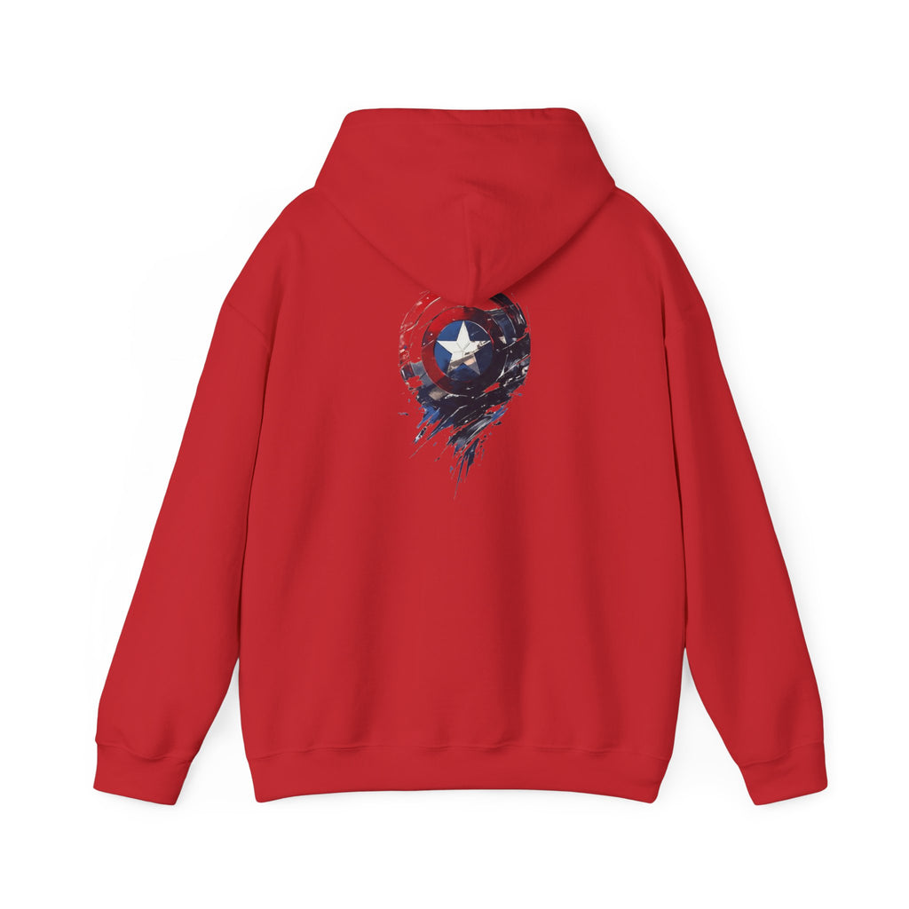 Hooded Sweatshirt - Captain America Design