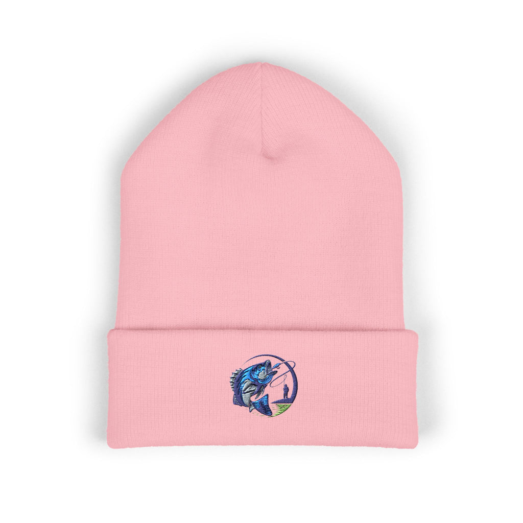 Embroidered Fishing Beanie, Fisherman Gift, Outdoor Apparel, Fishing Gear, Angler Hat, Fishing Lure Beanie