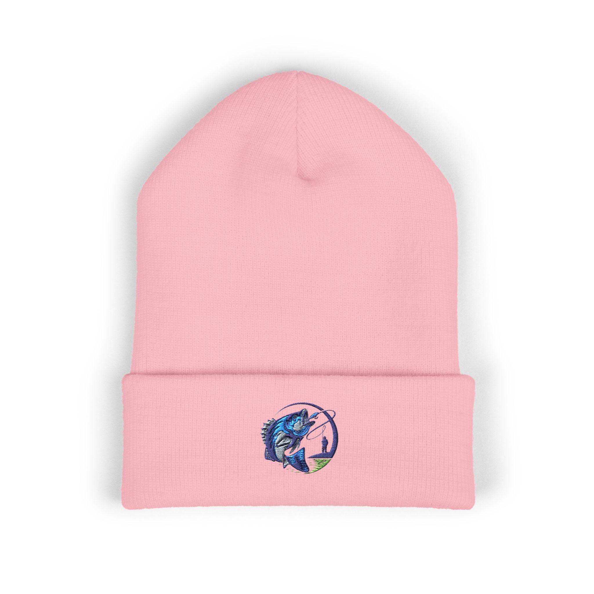 Embroidered Fishing Beanie, Fisherman Gift, Outdoor Apparel, Fishing Gear, Angler Hat, Fishing Lure Beanie