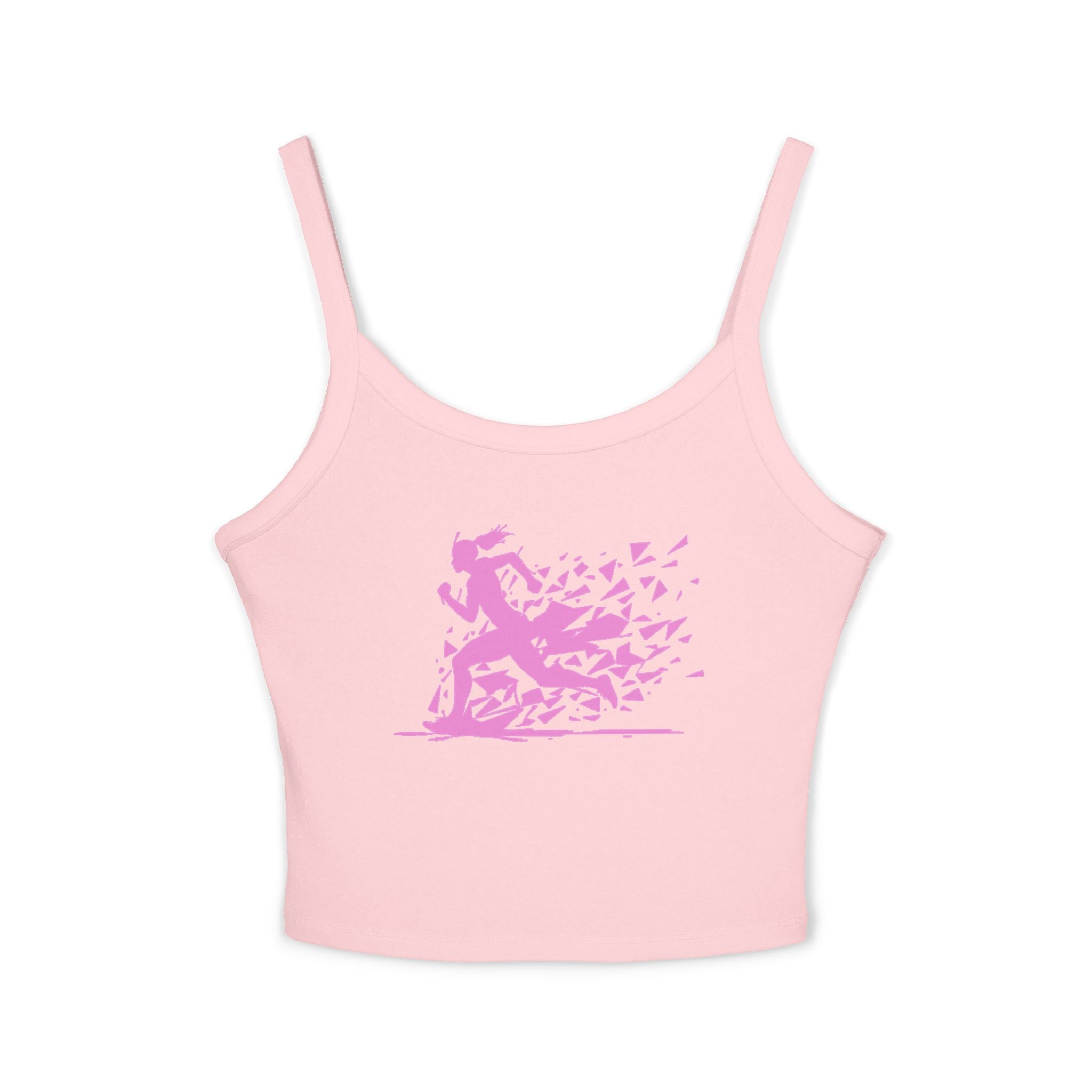 Running Woman Tank Top, Athletic Workout Top, Fitness Sleeveless Shirt, Jogging Muscle Tee, Exercise Gym Cami