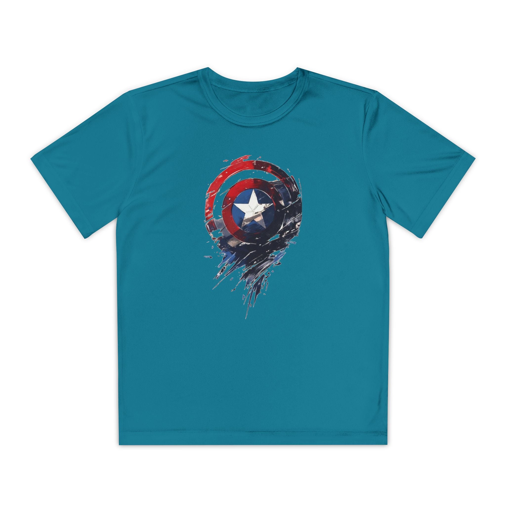 Advengers Youth T-Shirt Sports Graphic Tee, Cool Athletic Shirt for Kids