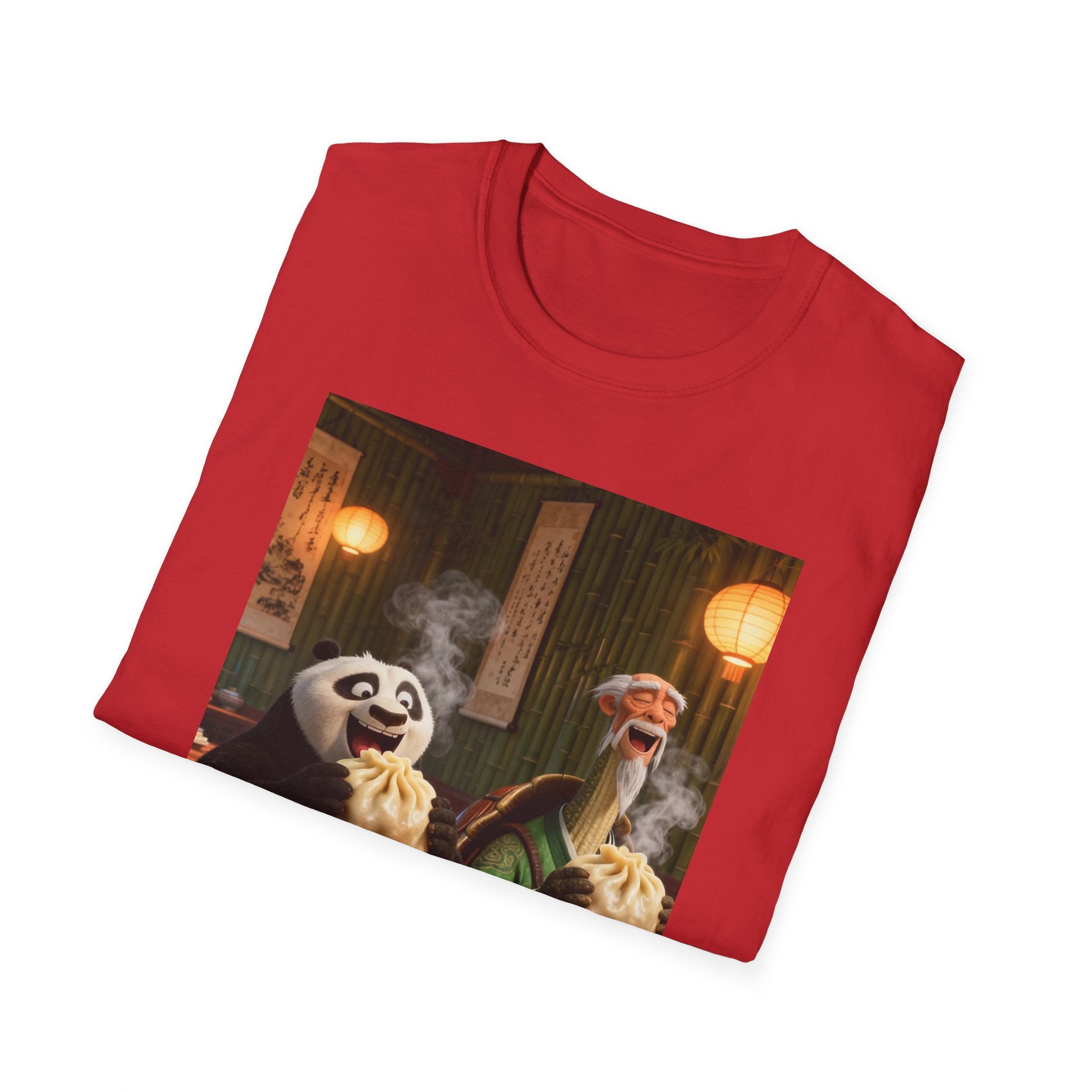 Kung Fu Panda Unisex Softstyle T-Shirt, DreamWorks Animation Youth Competitor Tee, Graphic Tee, Movie Fan Gift, Cult Classic Shirt, Comfy