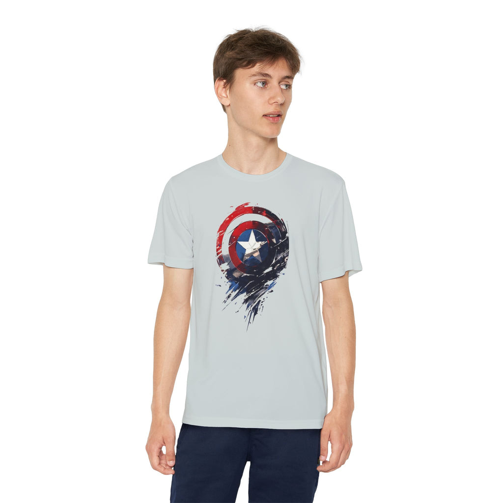 Advengers Youth T-Shirt Sports Graphic Tee, Cool Athletic Shirt for Kids