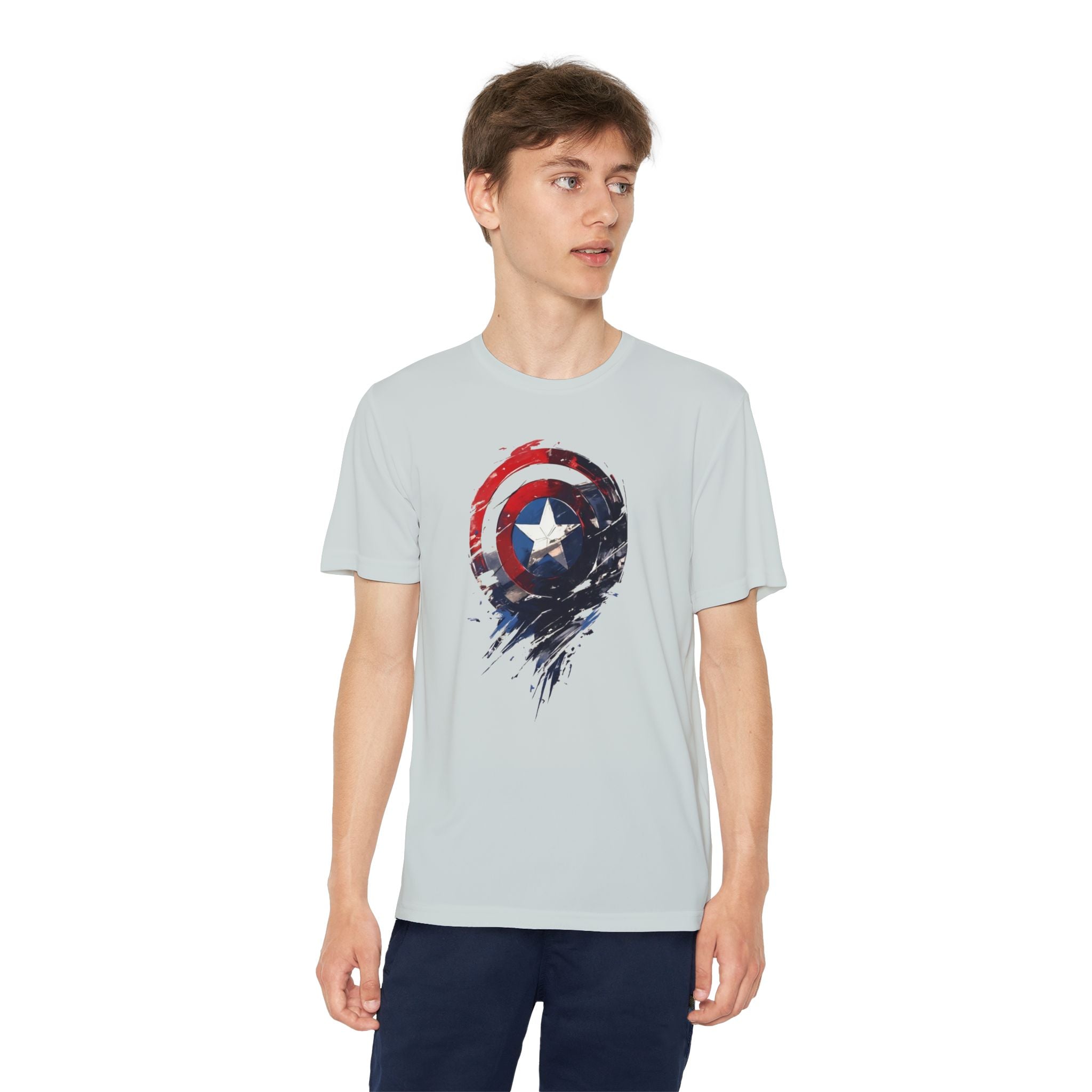 Advengers Youth T-Shirt Sports Graphic Tee, Cool Athletic Shirt for Kids