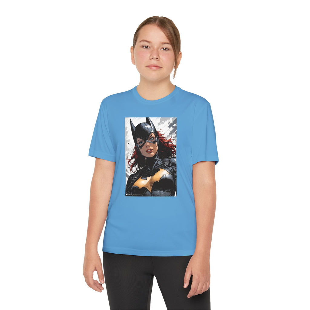 Superhero Youth T-Shirt Sports Graphic Tee, Cool Athletic Shirt for Kids