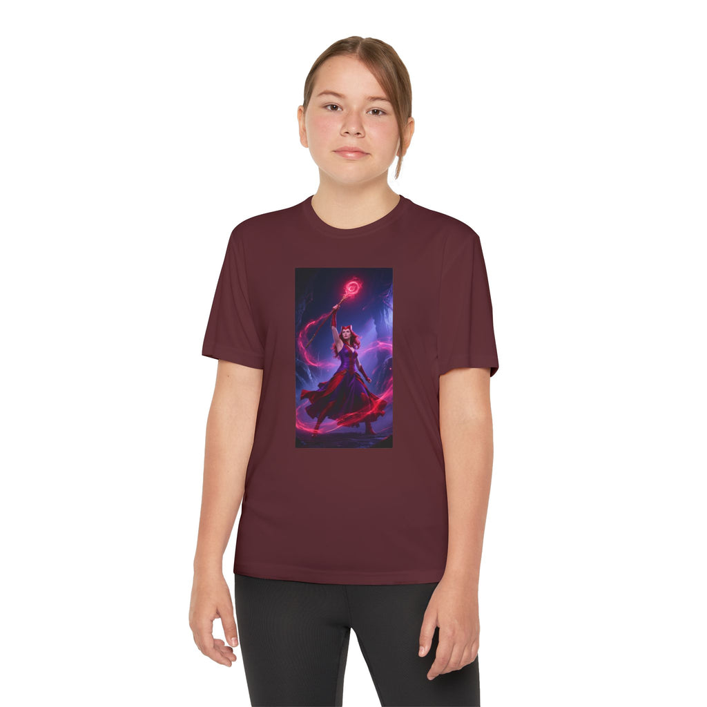 Superhero Youth T-Shirt Sports Graphic Tee, Cool Athletic Shirt for Kids