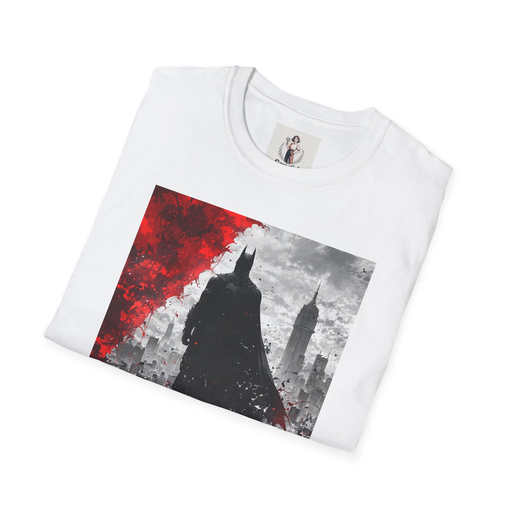 Batman Marvel Unisex Softstyle T-Shirt, Comic Book Tee, Geeky Clothing, Cosplay Costume Top