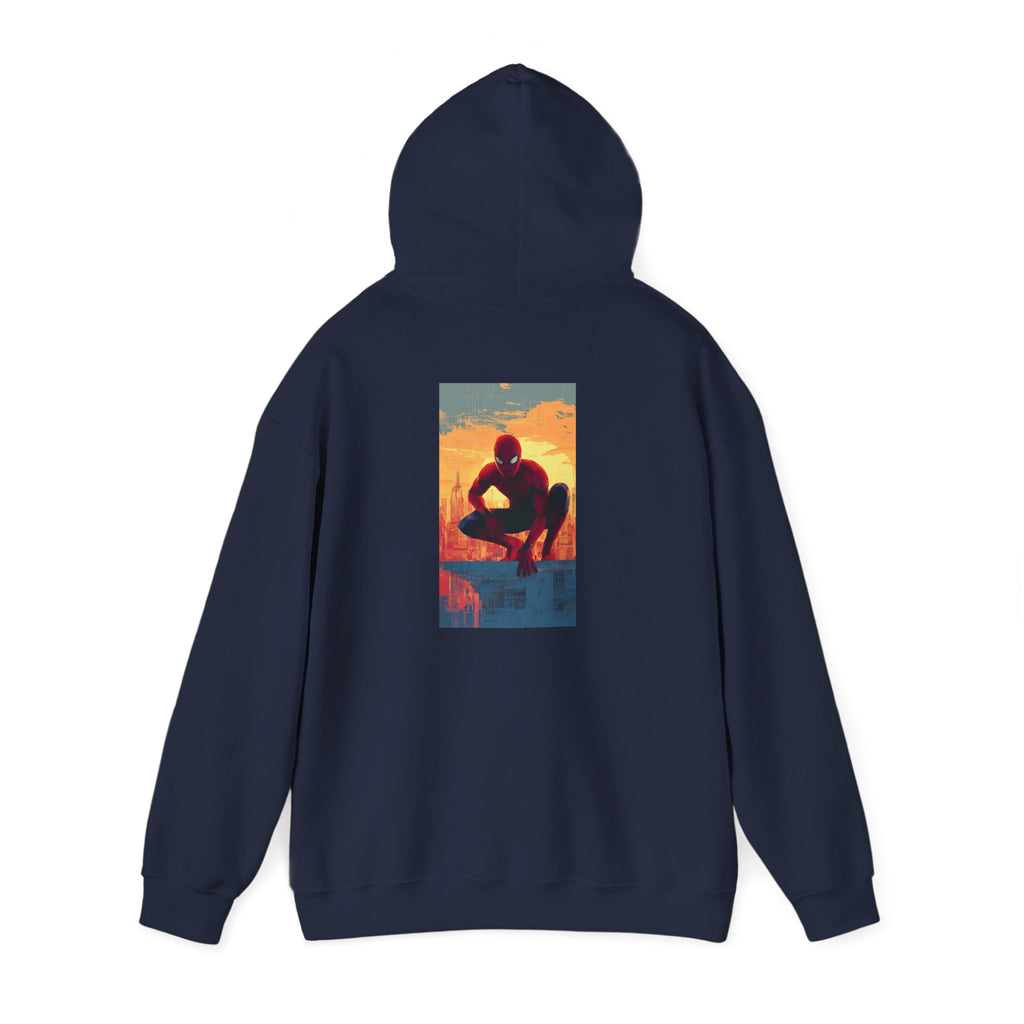 Hooded Sweatshirt - Spiderman Design
